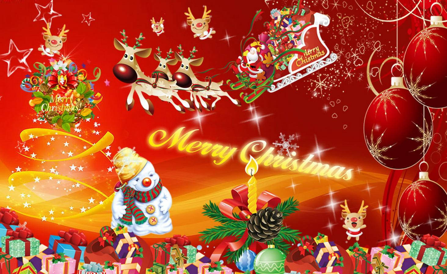 "Bu Noel'de bayram neşesini yayın!" Duvar Kağıdı