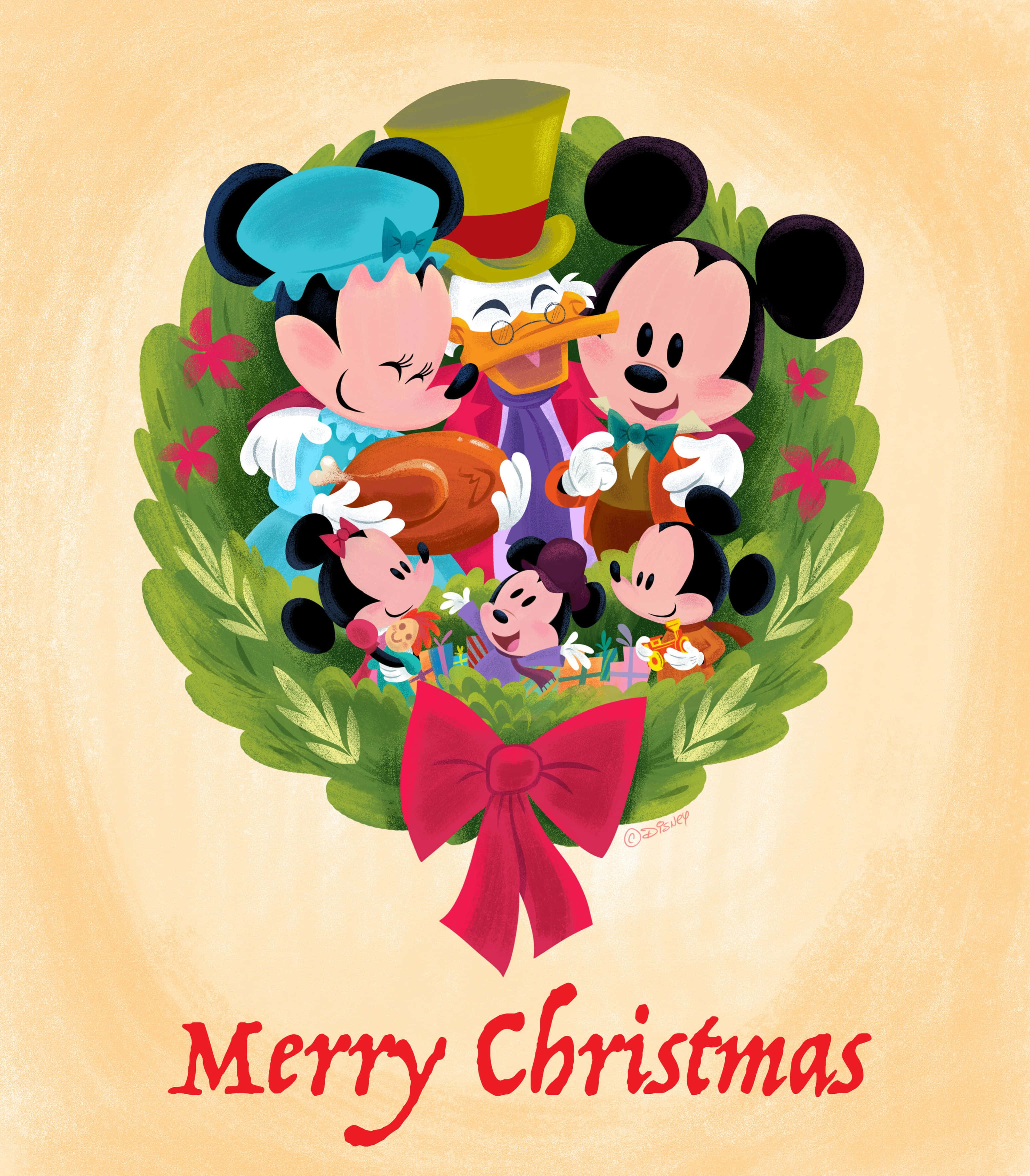 "Bu Noel'de Disney ile büyülü anılar biriktirin!" Duvar Kağıdı