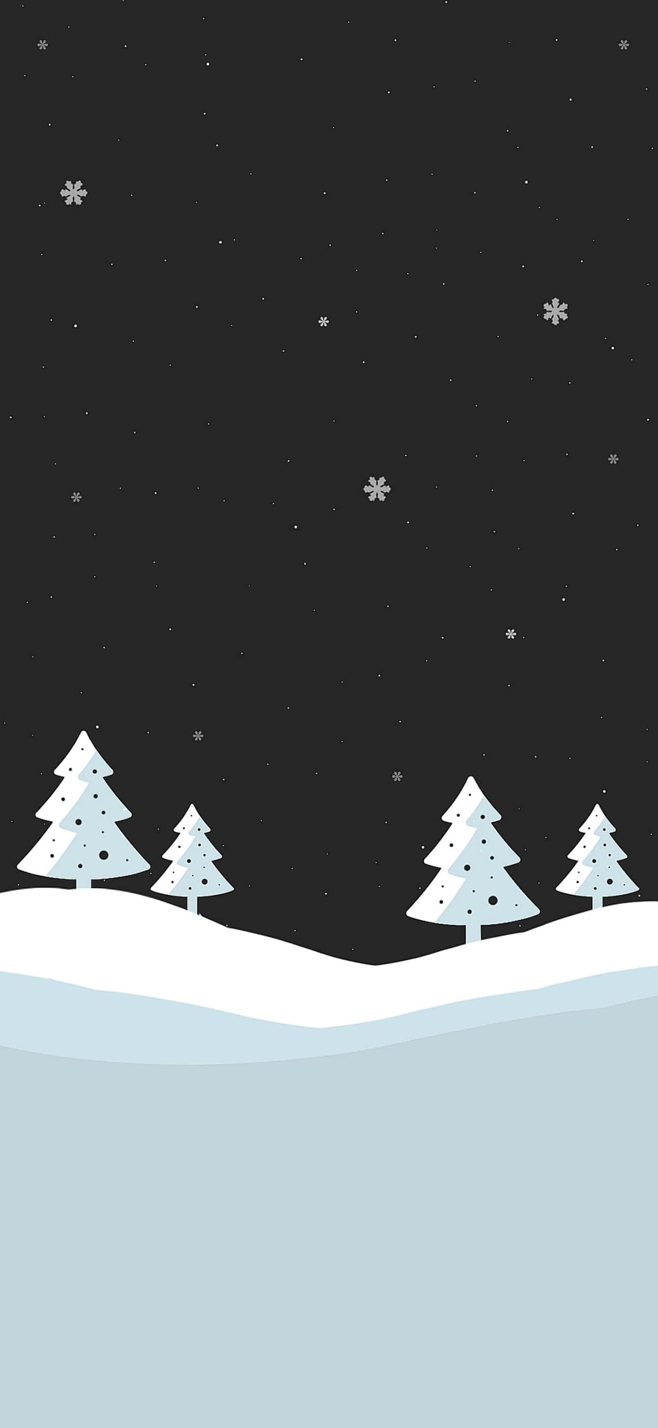 Bu şenlikli iPhone duvar kağıdıyla Noel'e hazırlanın Duvar Kağıdı