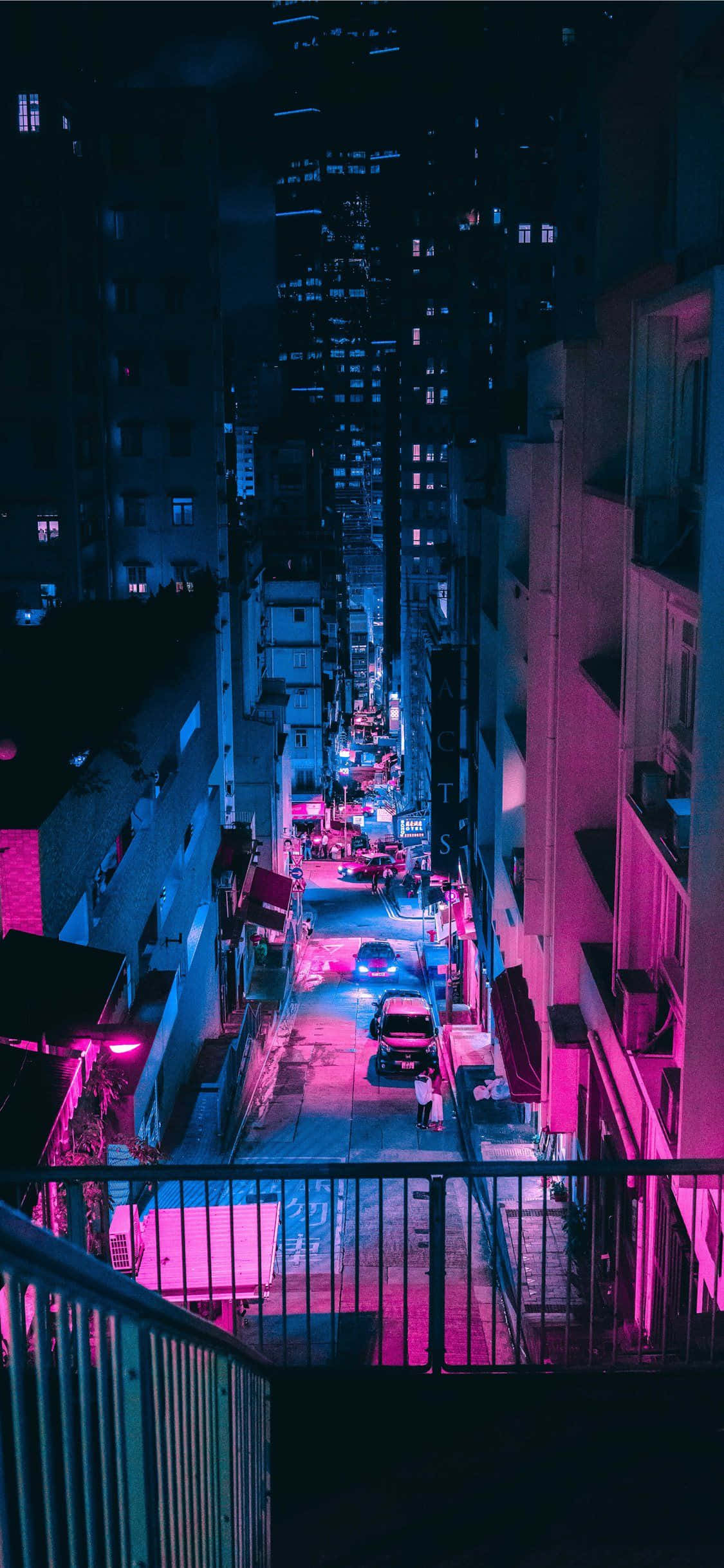 Bu Vaporwave iPhone ile Bir İfade Oluşturun Duvar Kağıdı