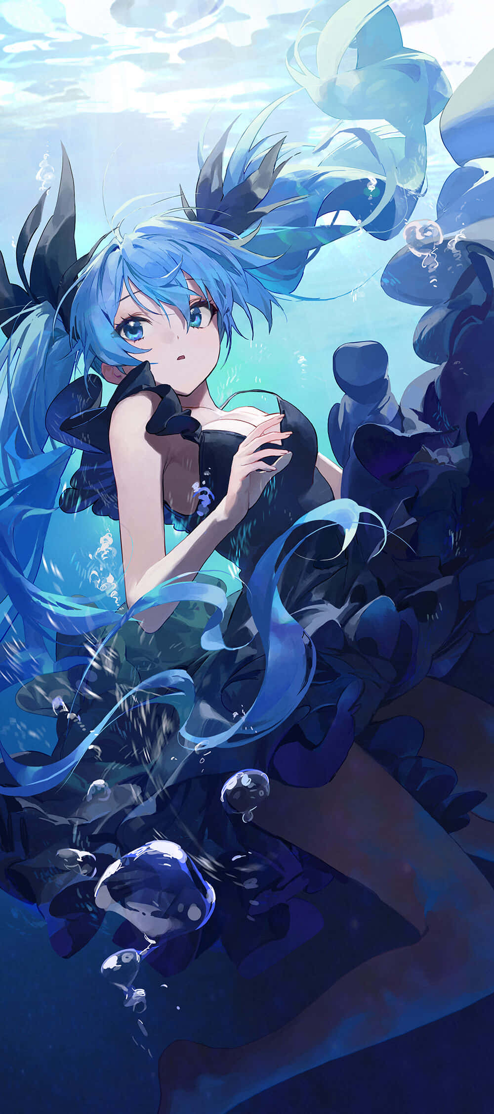 “Bu Yenilikçi Telefonla Hatsune Miku'nun Dünyasını Keşfedin!” Duvar Kağıdı