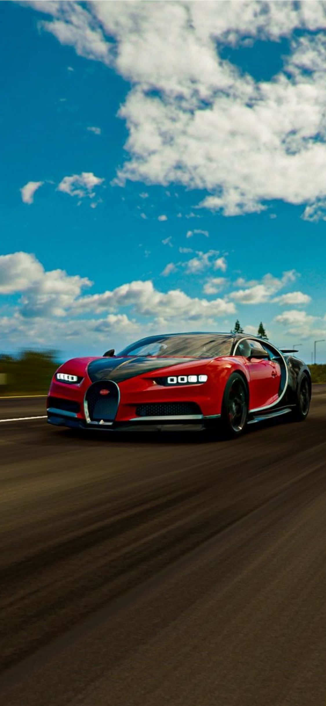 Bugatti Chiron vs Audi A4 S4 Duvar Kağıdı