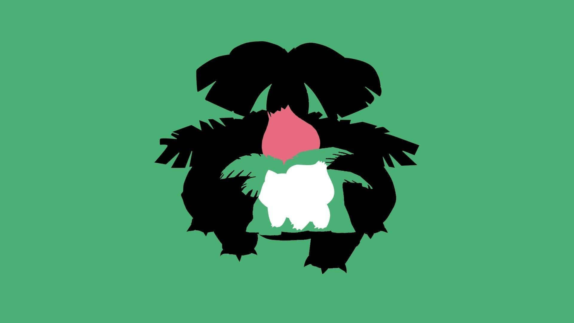 Bulbasaur, Ivysaur ve Venusaur Silüeti Duvar Kağıdı