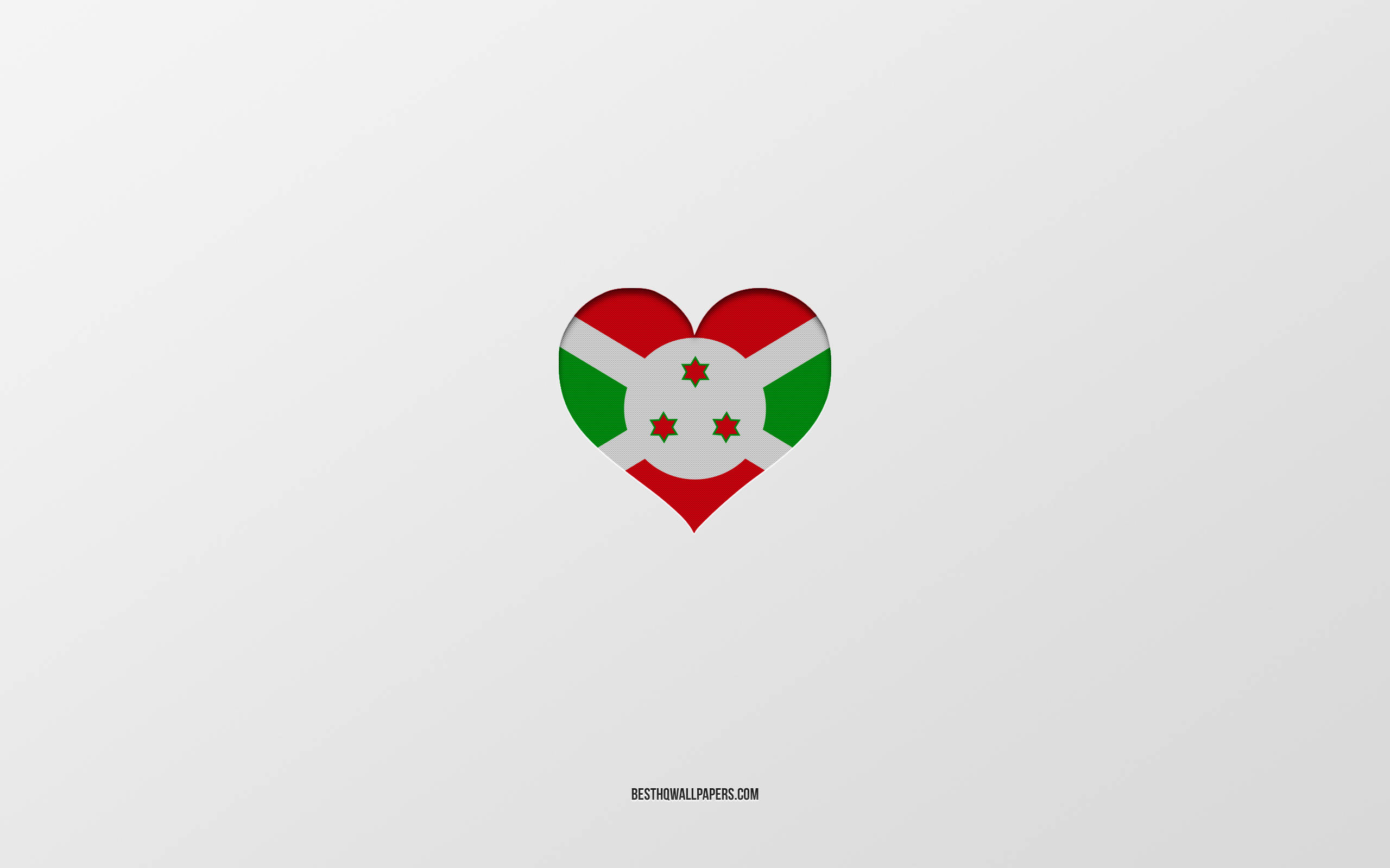 Burundi Bayrağının Minimalist Temsili Duvar Kağıdı