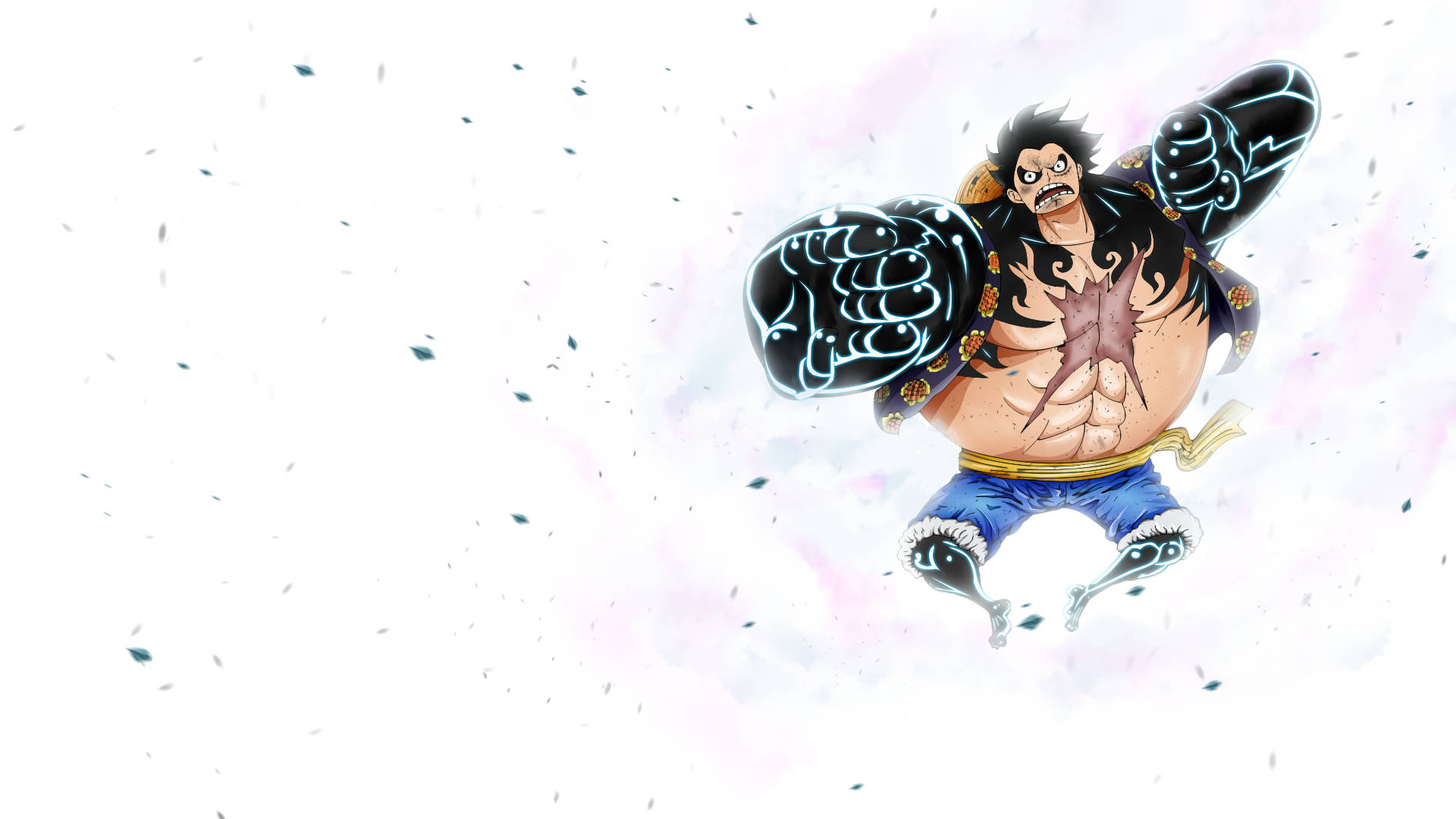 Büyük Güçlü Kaslı Luffy Duvar Kağıdı