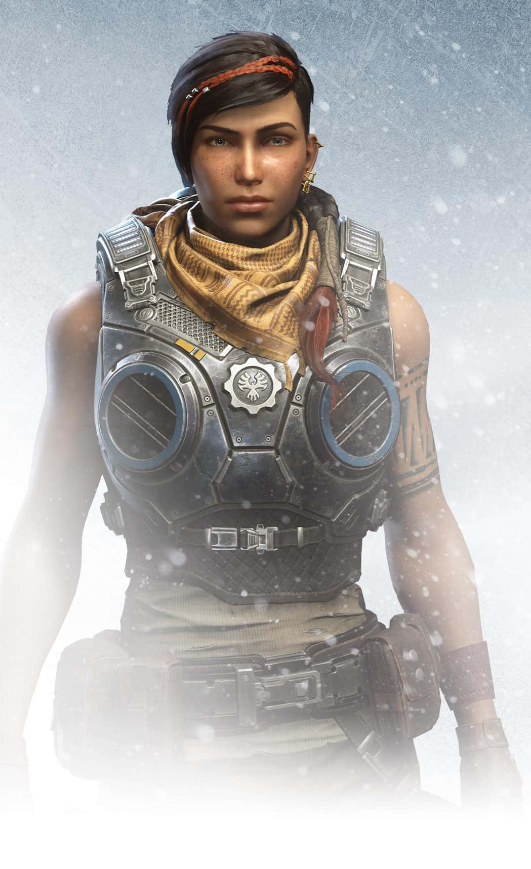 Büyük Kait Posteri iPhone XS Gears Of War 5 Duvar Kağıdı