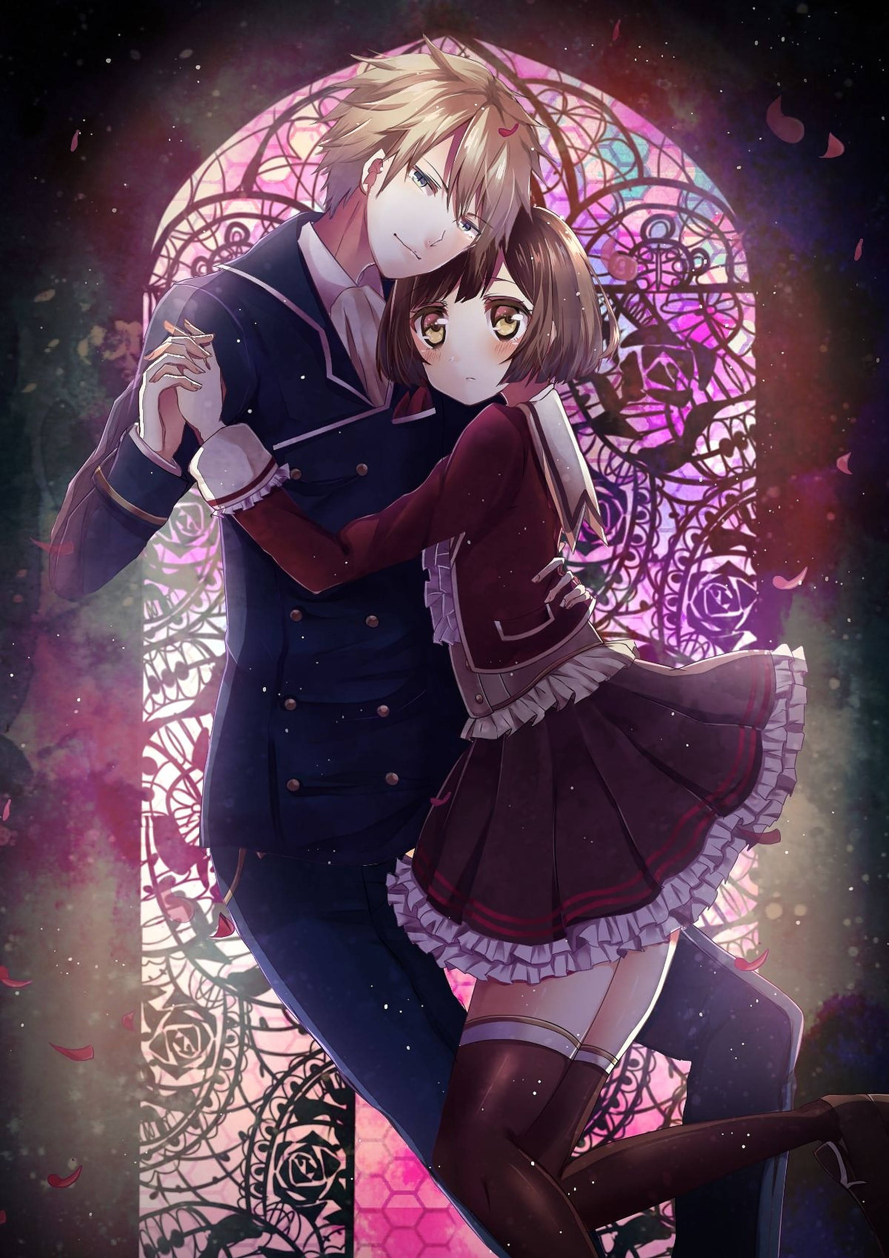 Büyüleyici Anime Dans İkilisi Duvar Kağıdı