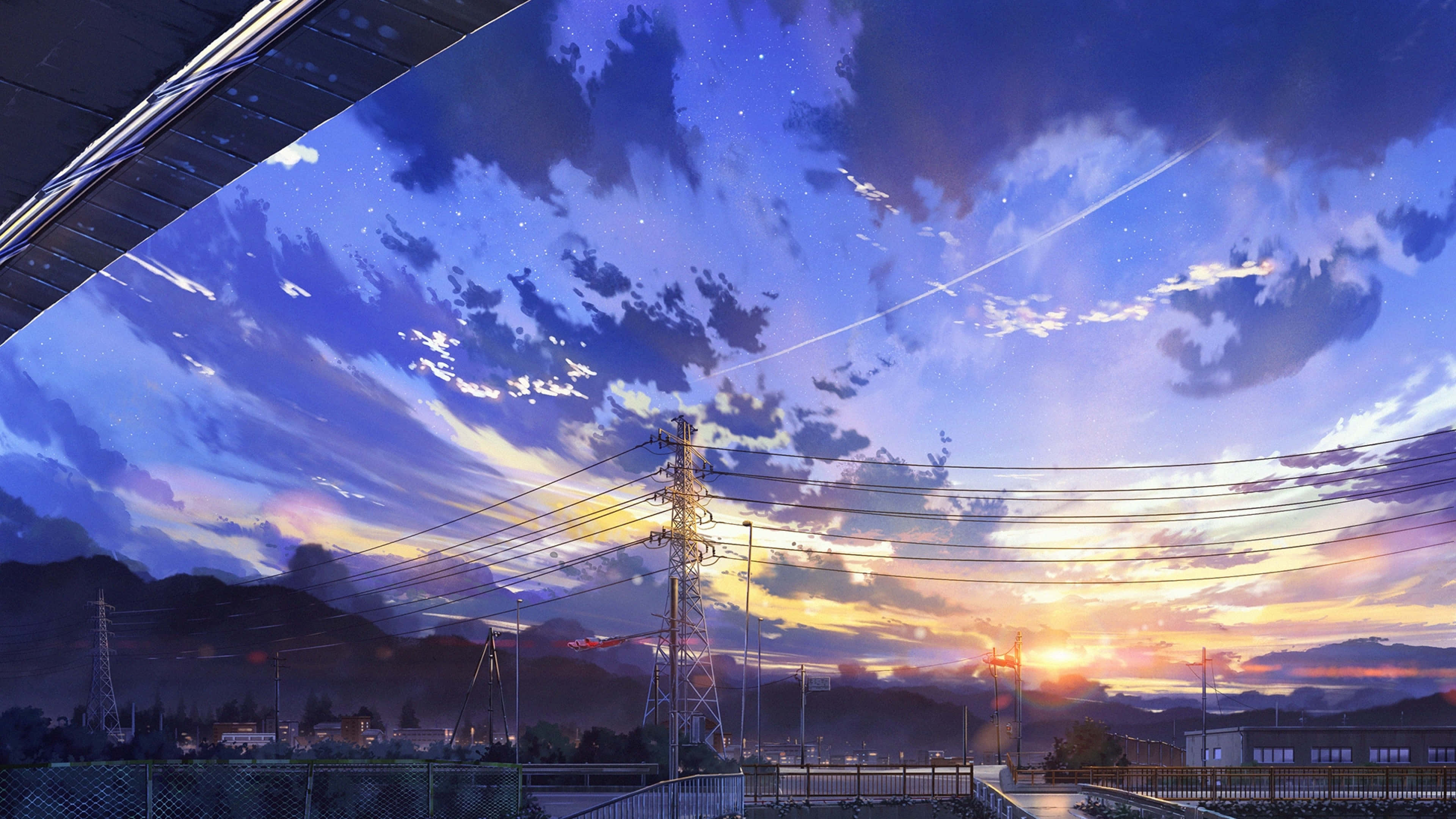 Büyüleyici bir anime deneyimi için 4K görsellerin keyfini çıkarın Duvar Kağıdı
