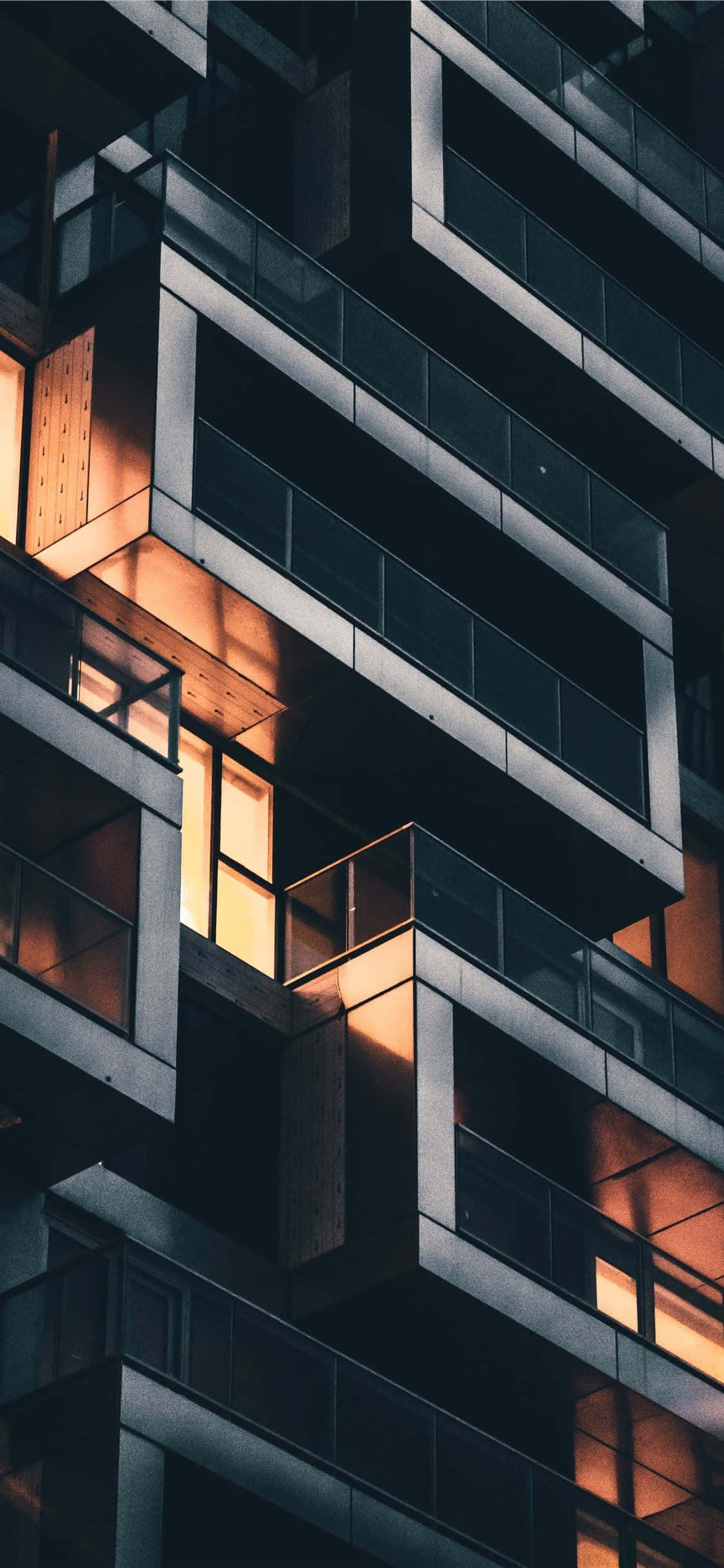 Büyüleyici Çağdaş Mimari Balkon Duvar Kağıdı