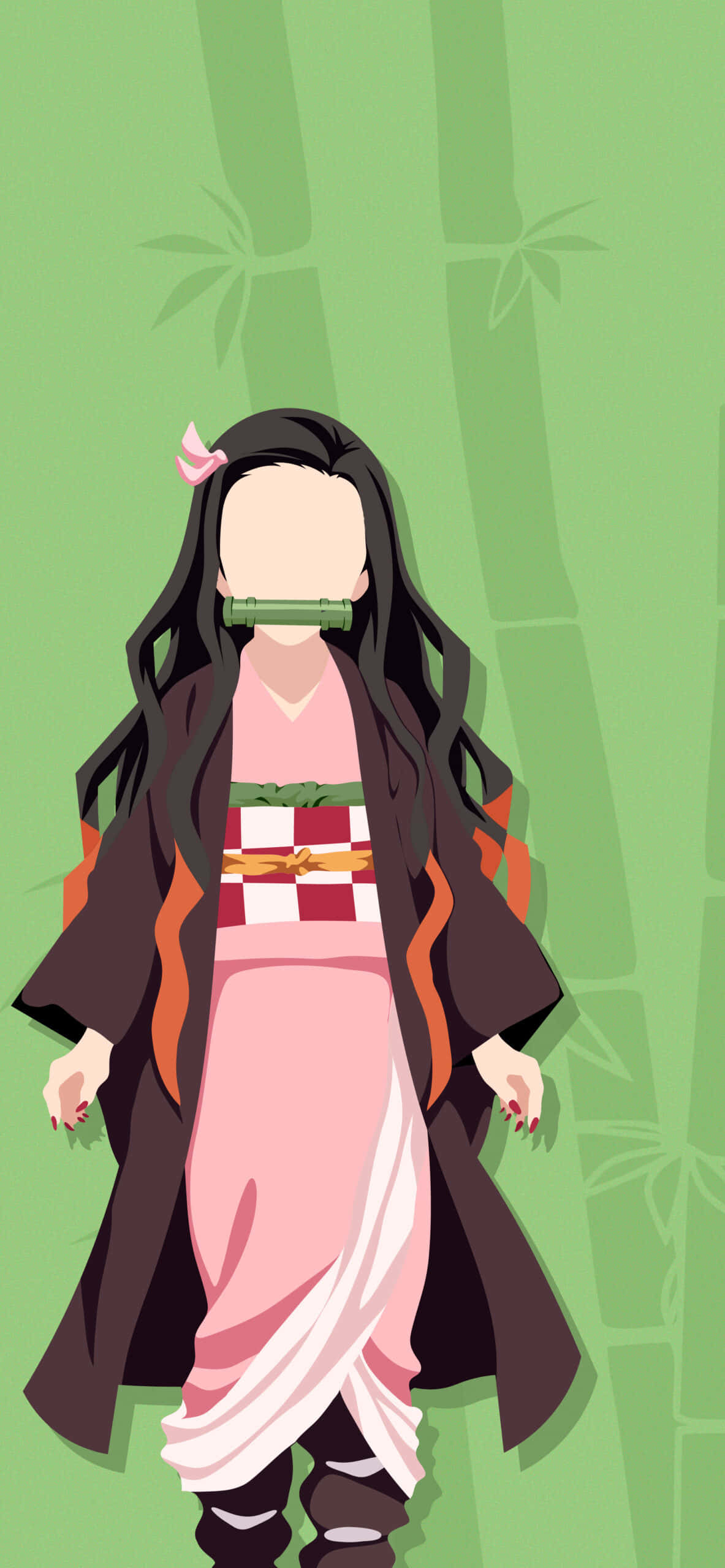 Büyüleyici Demon Slayer Düeti: Tanjiro ve Nezuko Duvar Kağıdı