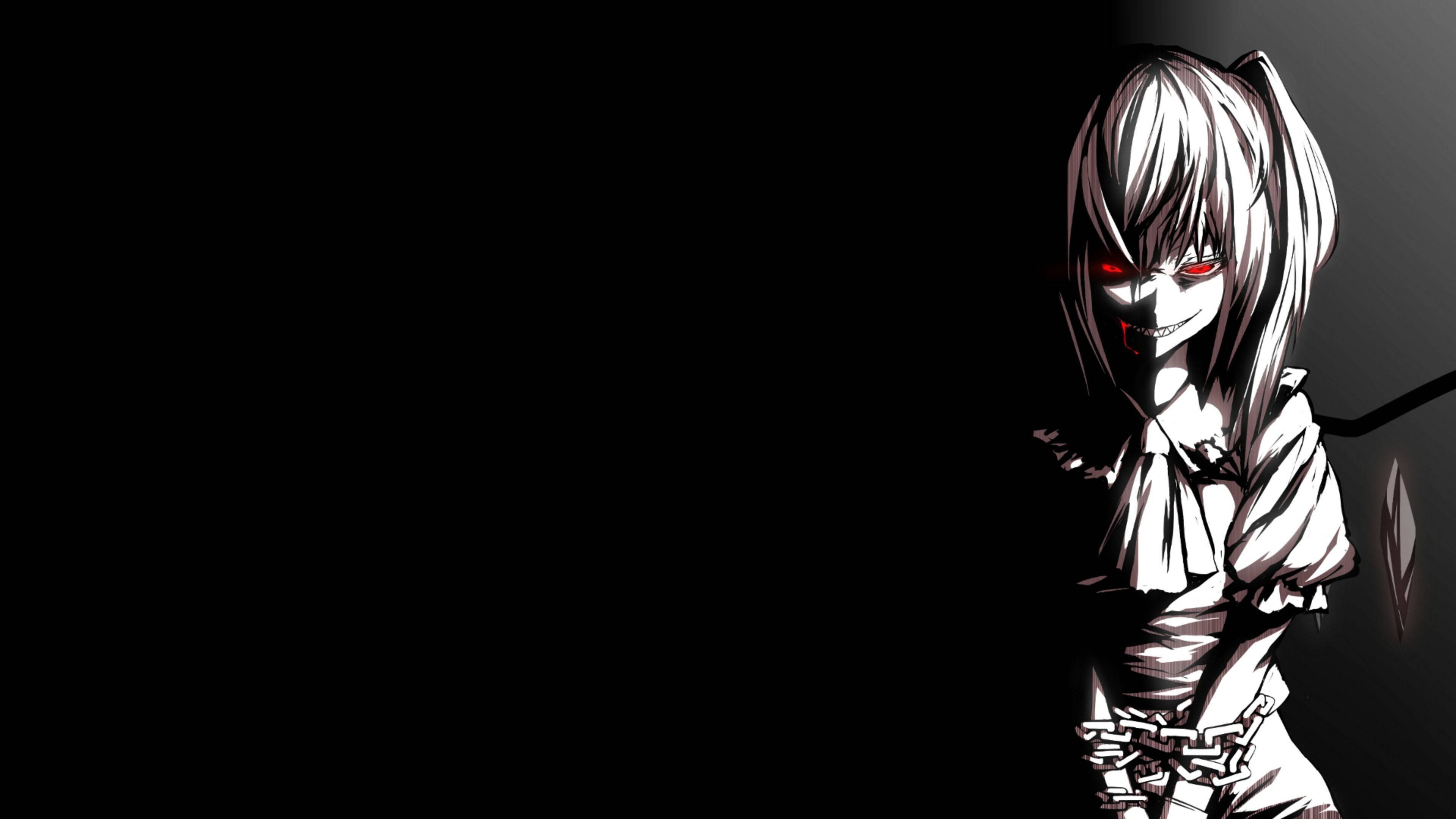 Büyüleyici Karanlık Anime Estetiği Masaüstü Görüntüsü Duvar Kağıdı