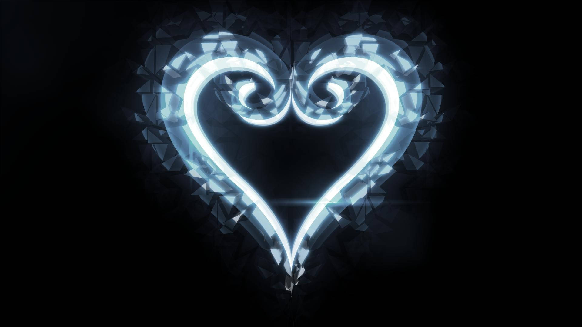 Büyüleyici Kingdom Heart Logosu Gösterimi Duvar Kağıdı