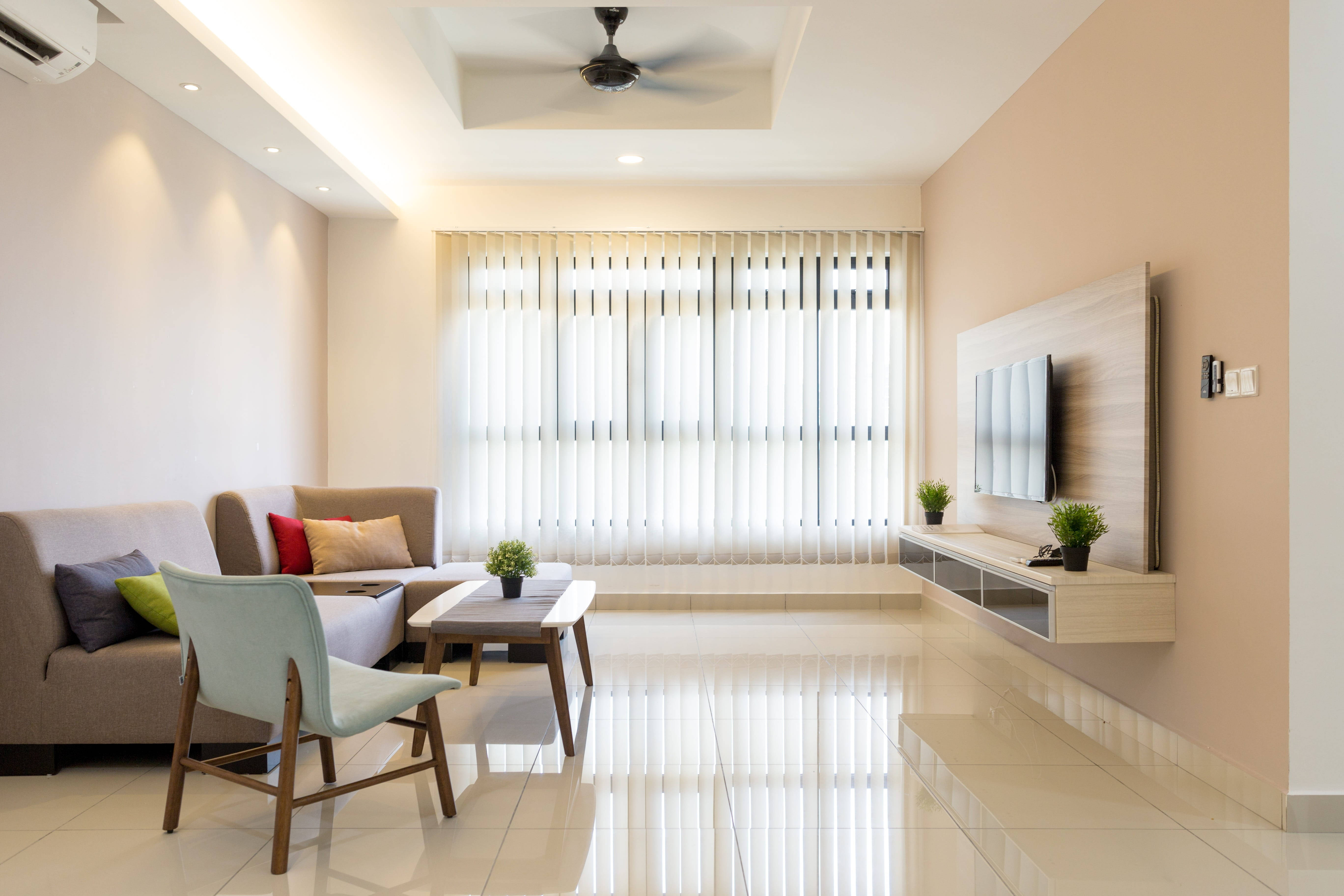 Büyüleyici Modern Estetik Ev Yaşam Alanı Duvar Kağıdı