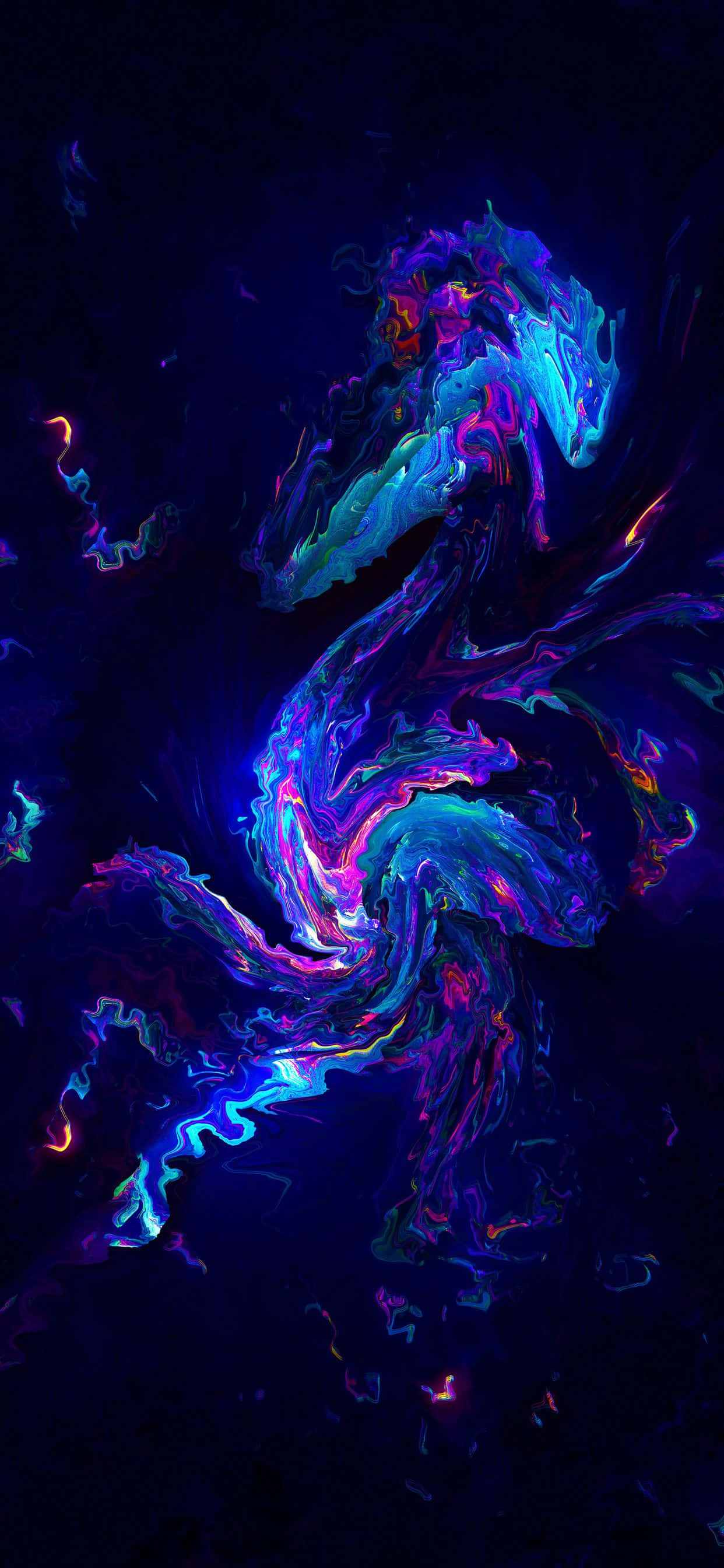 Büyüleyici Neon Spektrumu Duvar Kağıdı