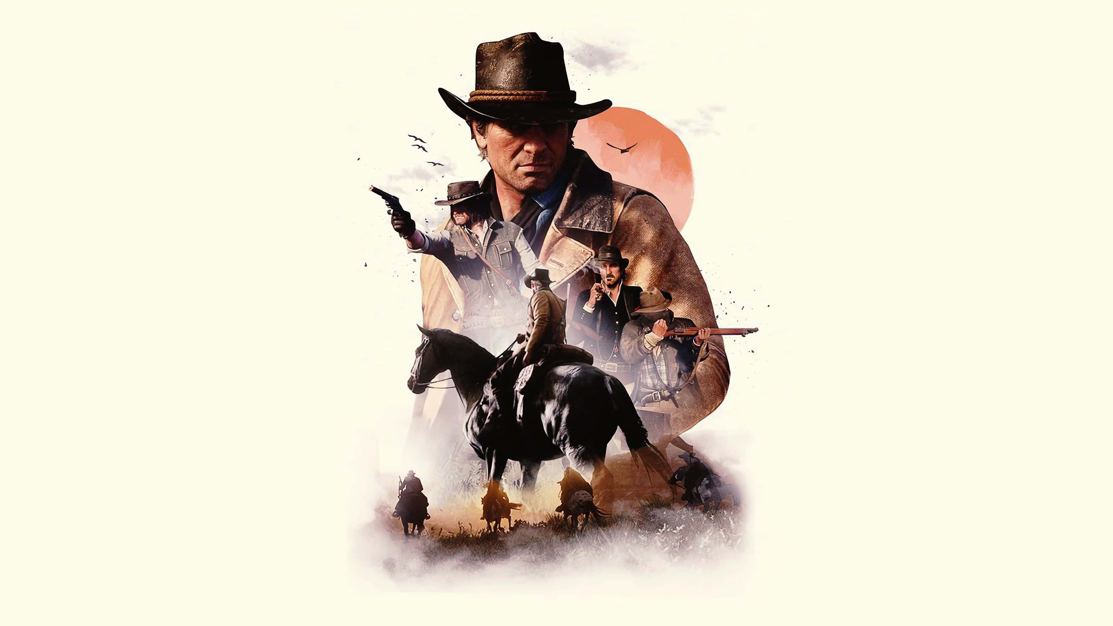Büyüleyici Red Dead Redemption 2 Batı Manzarası Duvar Kağıdı