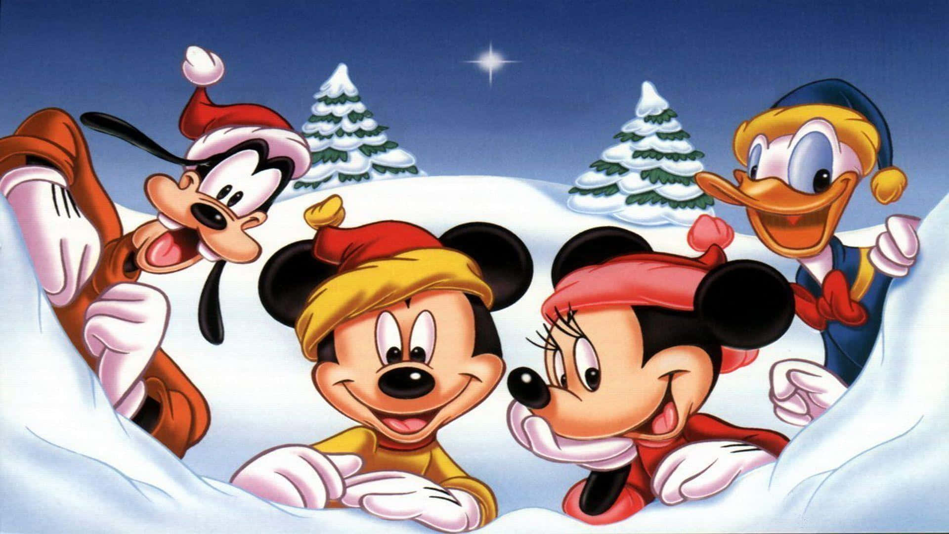 Büyülü Bir Noel Disney ile Duvar Kağıdı