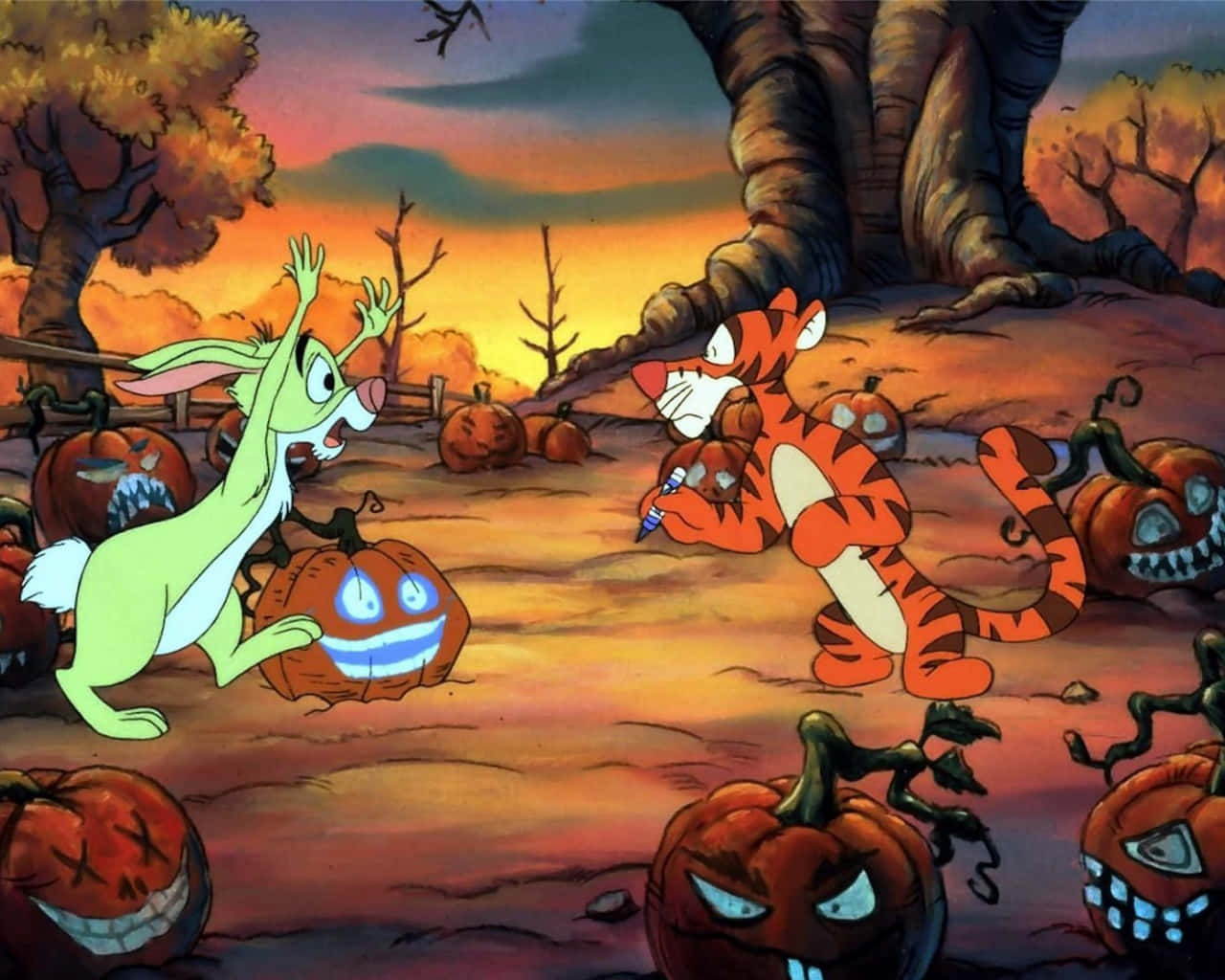 Büyülü Disney Cadılar Bayramı Gecesi Duvar Kağıdı