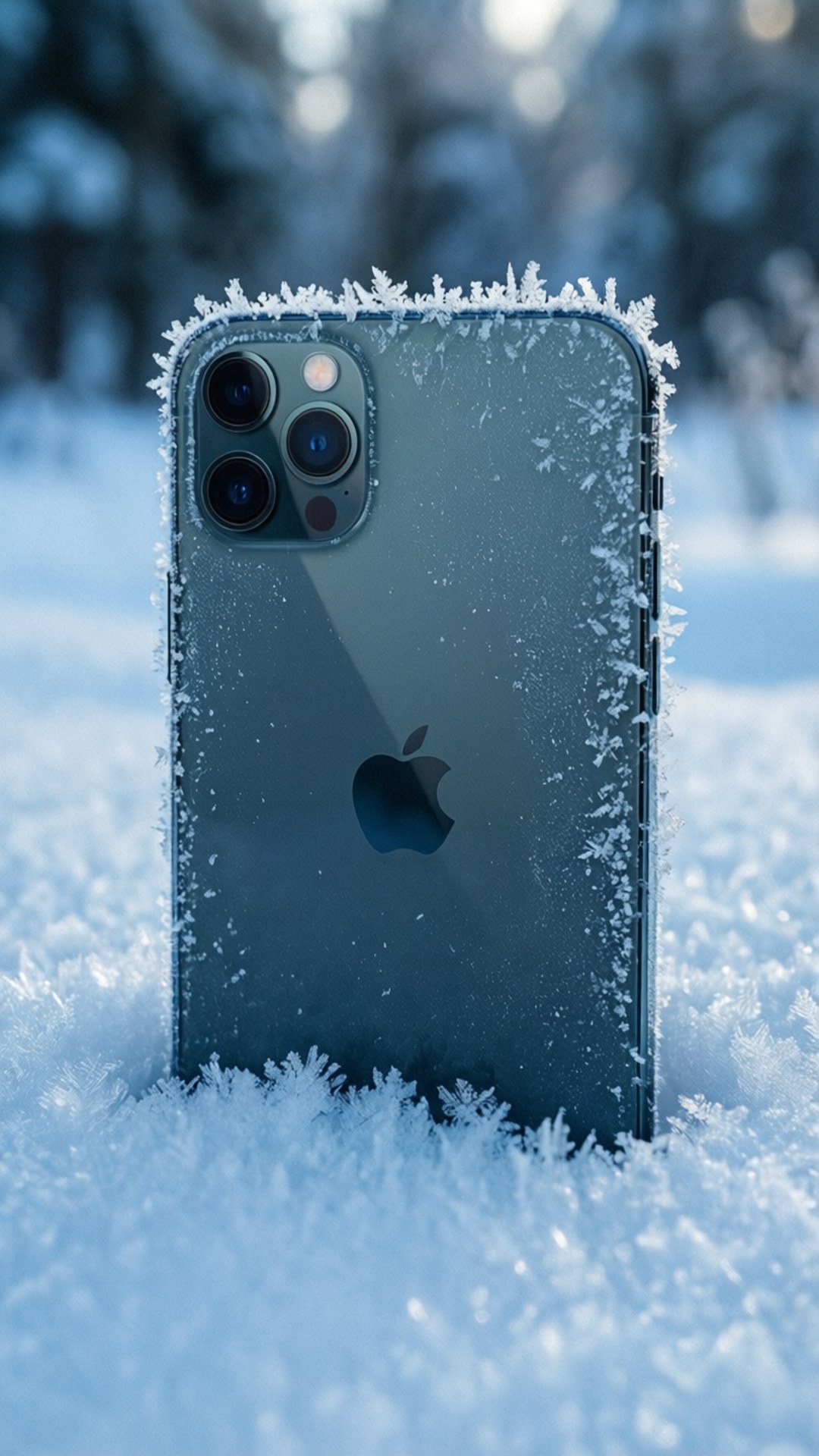 Buz Gibi Kış iPhone Duvar Kağıdı