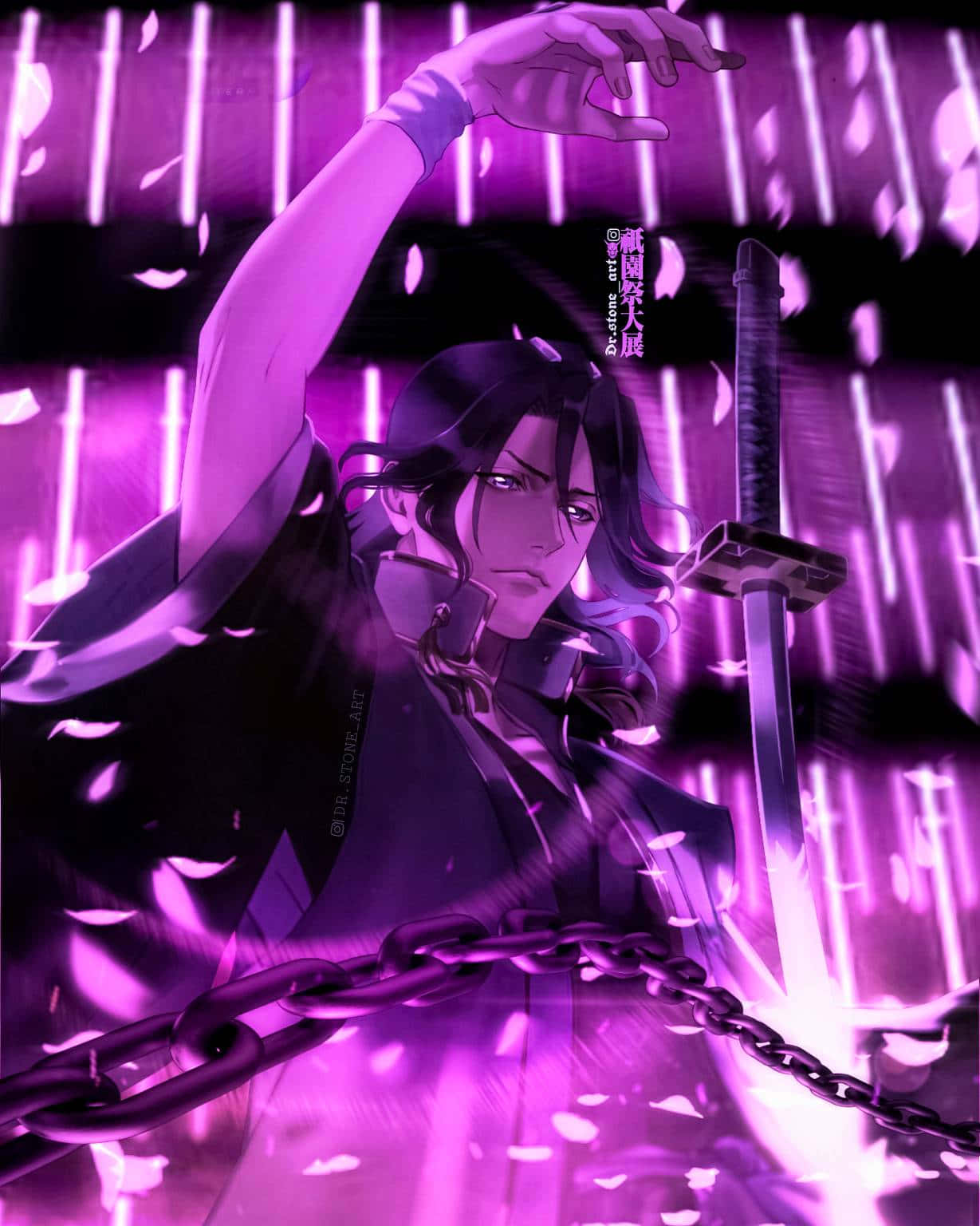 Byakuya Kuchiki, Gotei 13'ün 6. Tümen Kaptanı Duvar Kağıdı