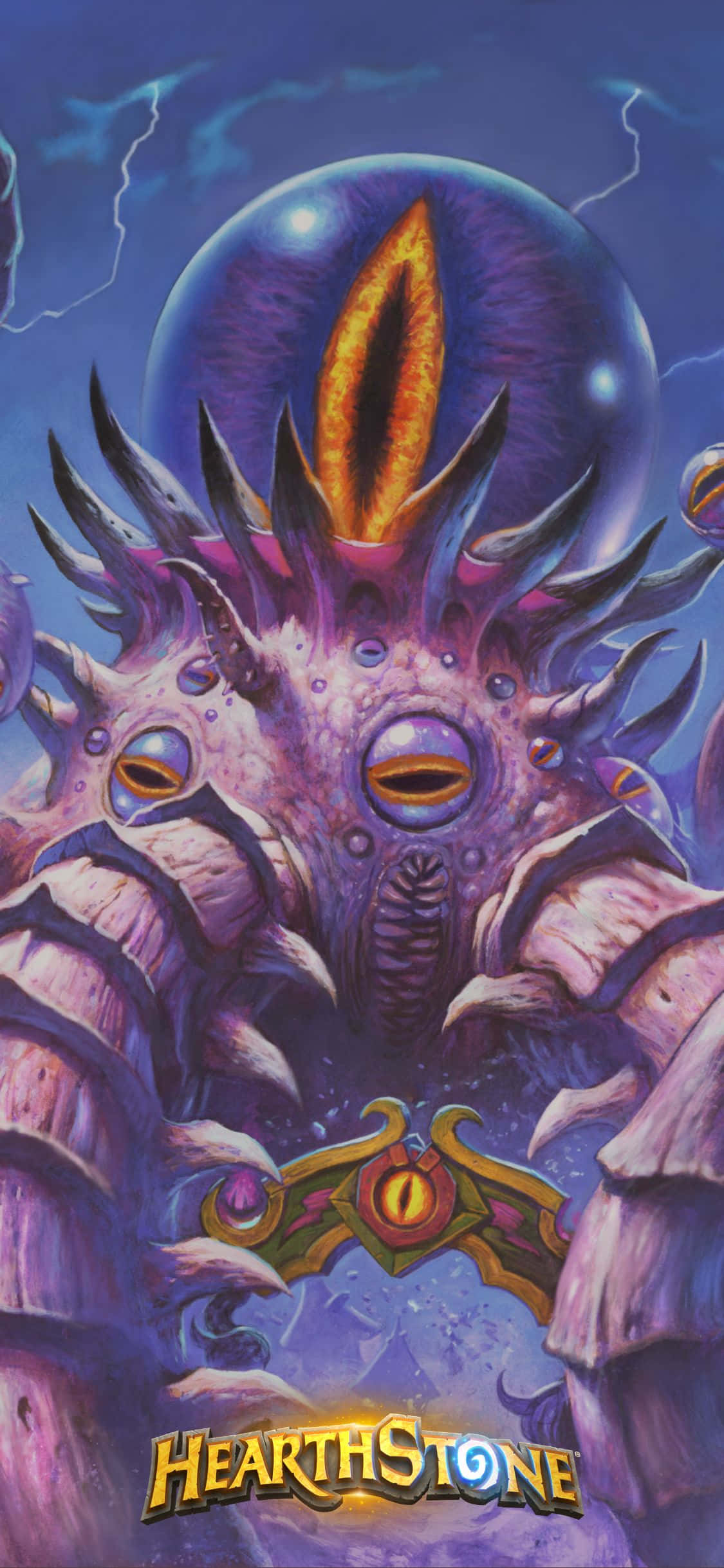 C'Thun the Shattered iPhone XS Hearthstone Duvar Kağıdı