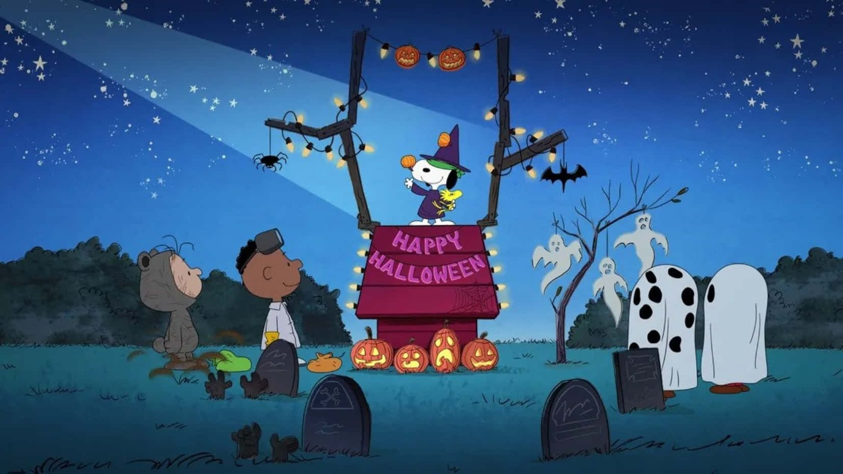 Cadılar Bayramı'nı Charlie Brown ile Kutlayın Duvar Kağıdı