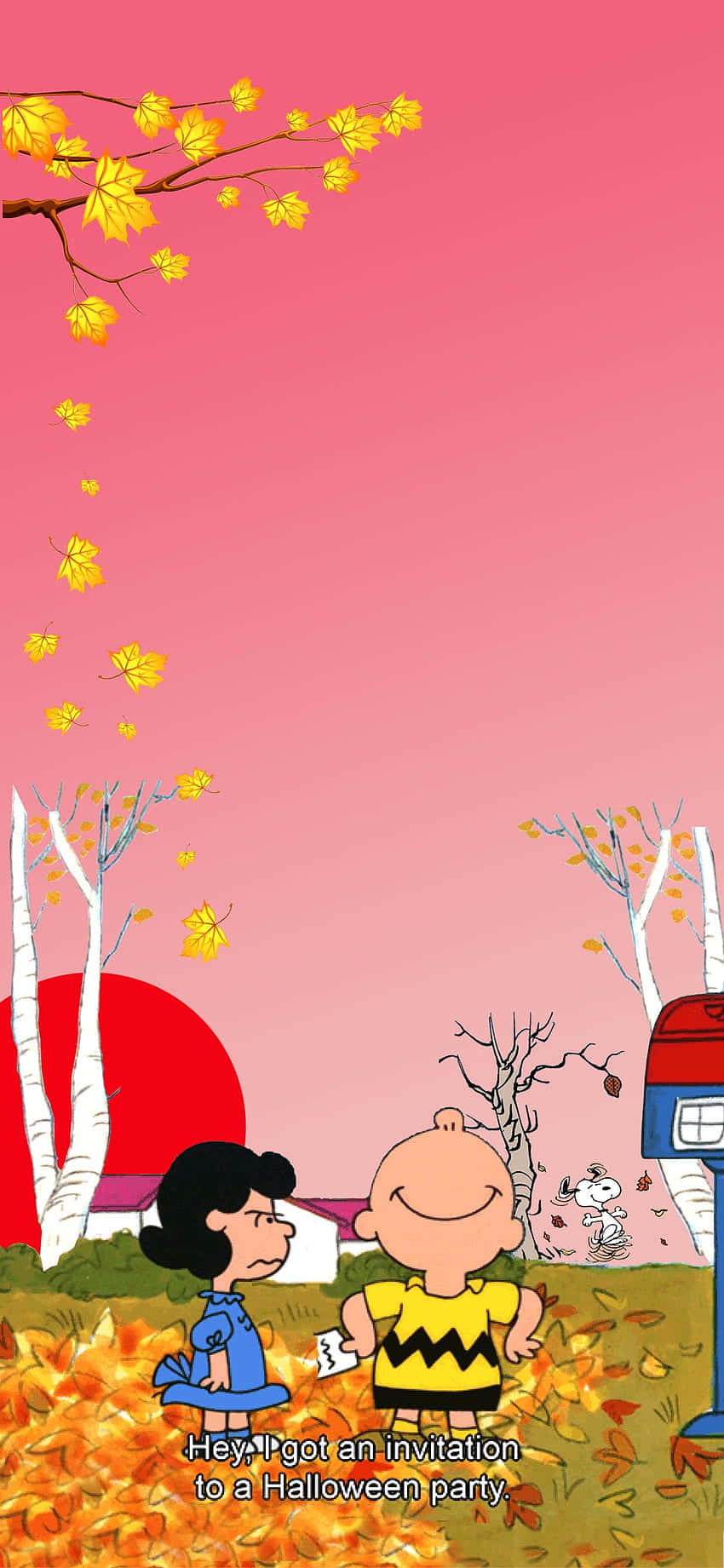 Cadılar Bayramı'nı Snoopy ve Charlie Brown ile tüm favori Peanuts karakterlerinizle kutlayın! Duvar Kağıdı