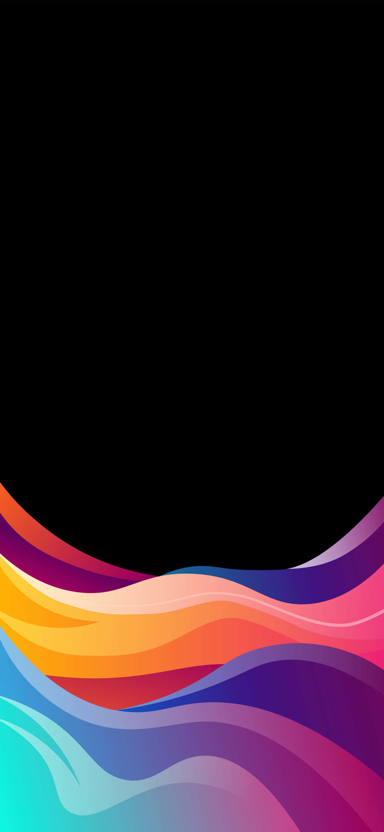 Çağdaş Soyut Dalgalar Duvar Kağıdı