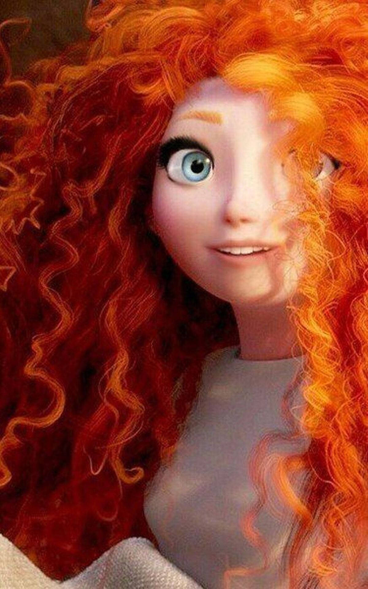 Canlı Merida, Asi Kızıl Saçlarıyla Duvar Kağıdı