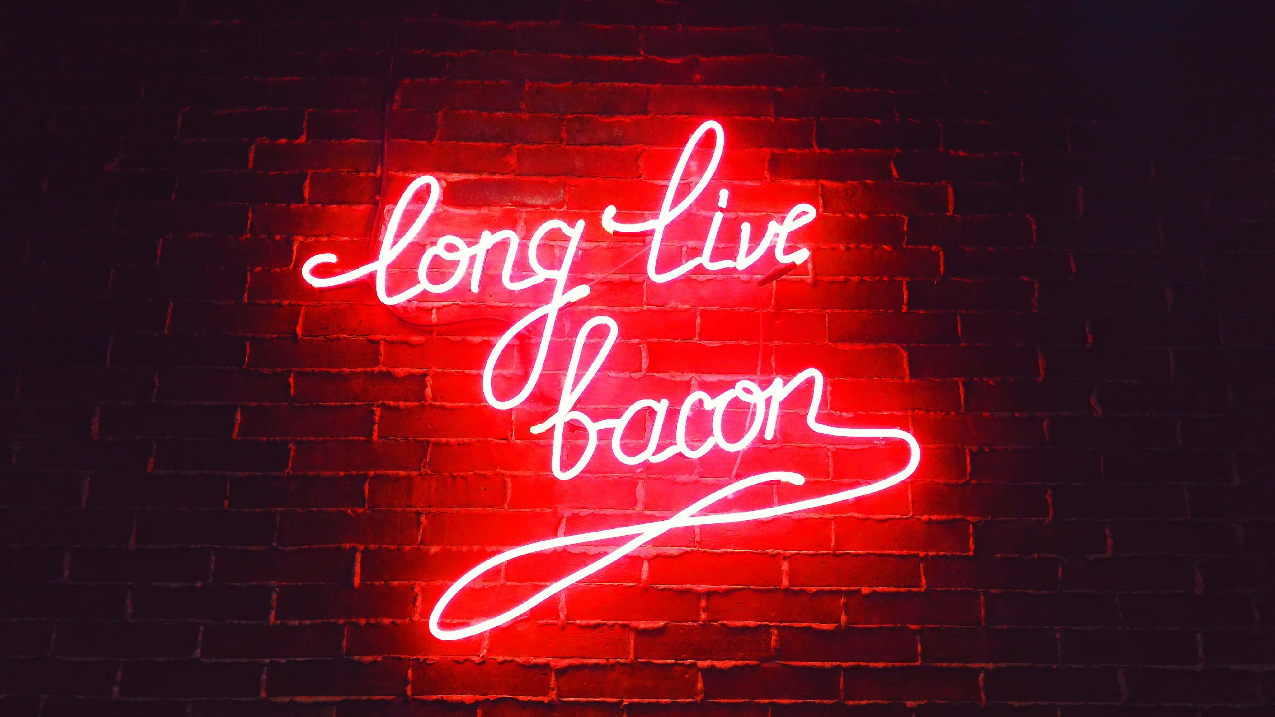 Canlı Neon Kırmızı Arka Plan Duvar Kağıdı