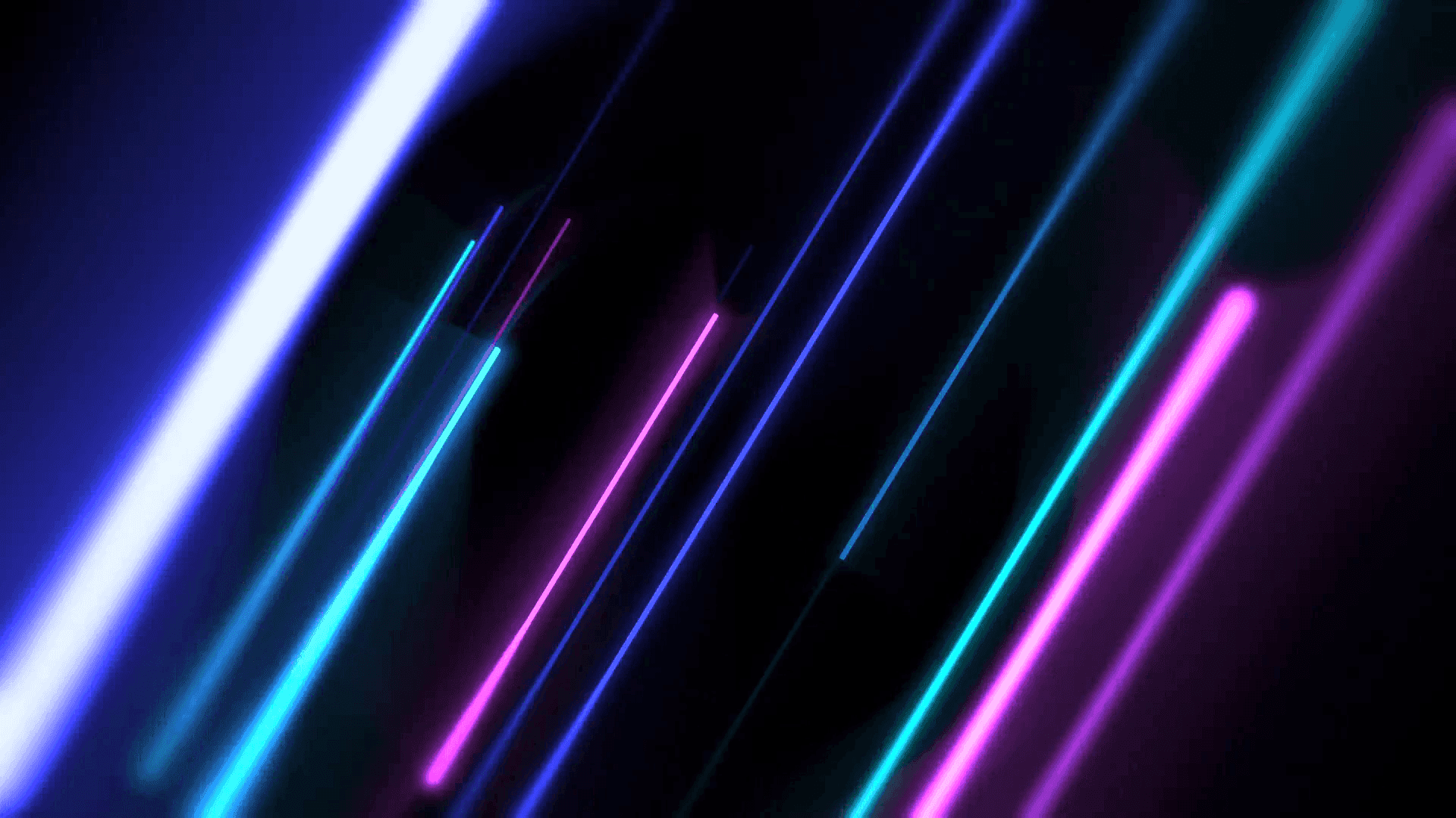 Canlı Neon Mavi Arkaplan Duvar Kağıdı