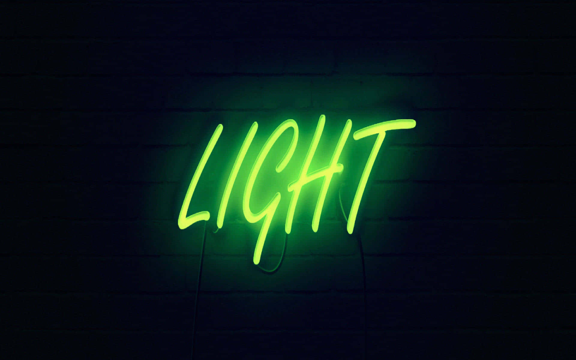 Canlı Neon Yeşil Estetik Arka Plan Duvar Kağıdı