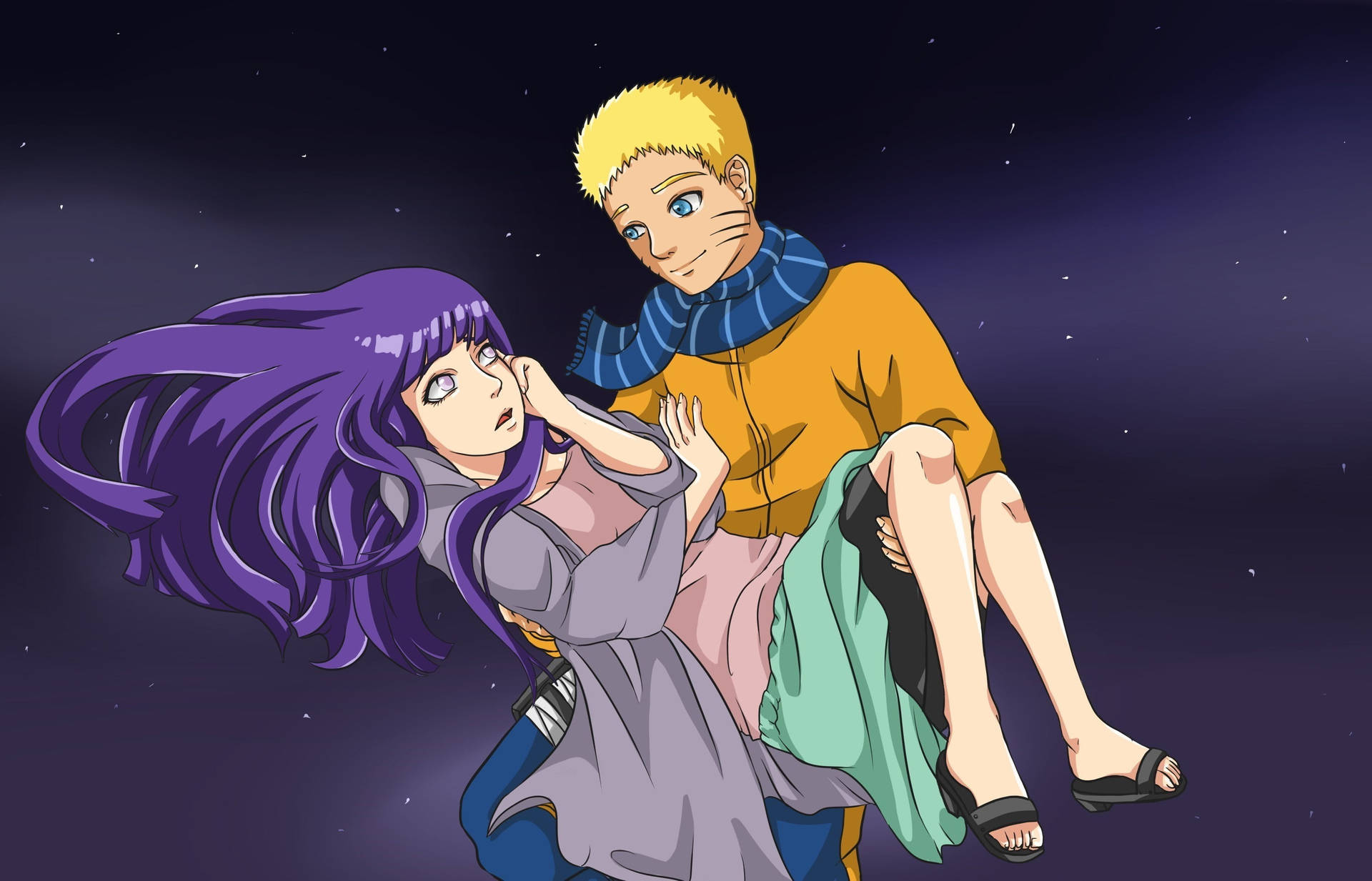 Canlı Naruto, Hinata'yı Kucağında Taşıyor