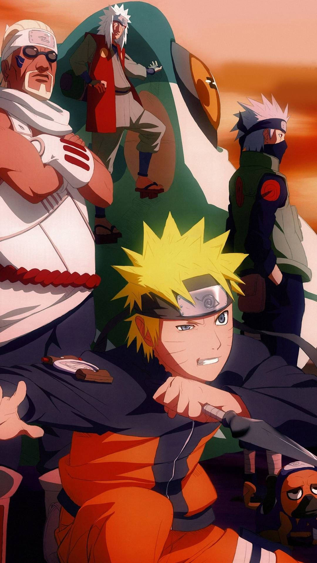Canlı Naruto Kadro Portresi Duvar Kağıdı