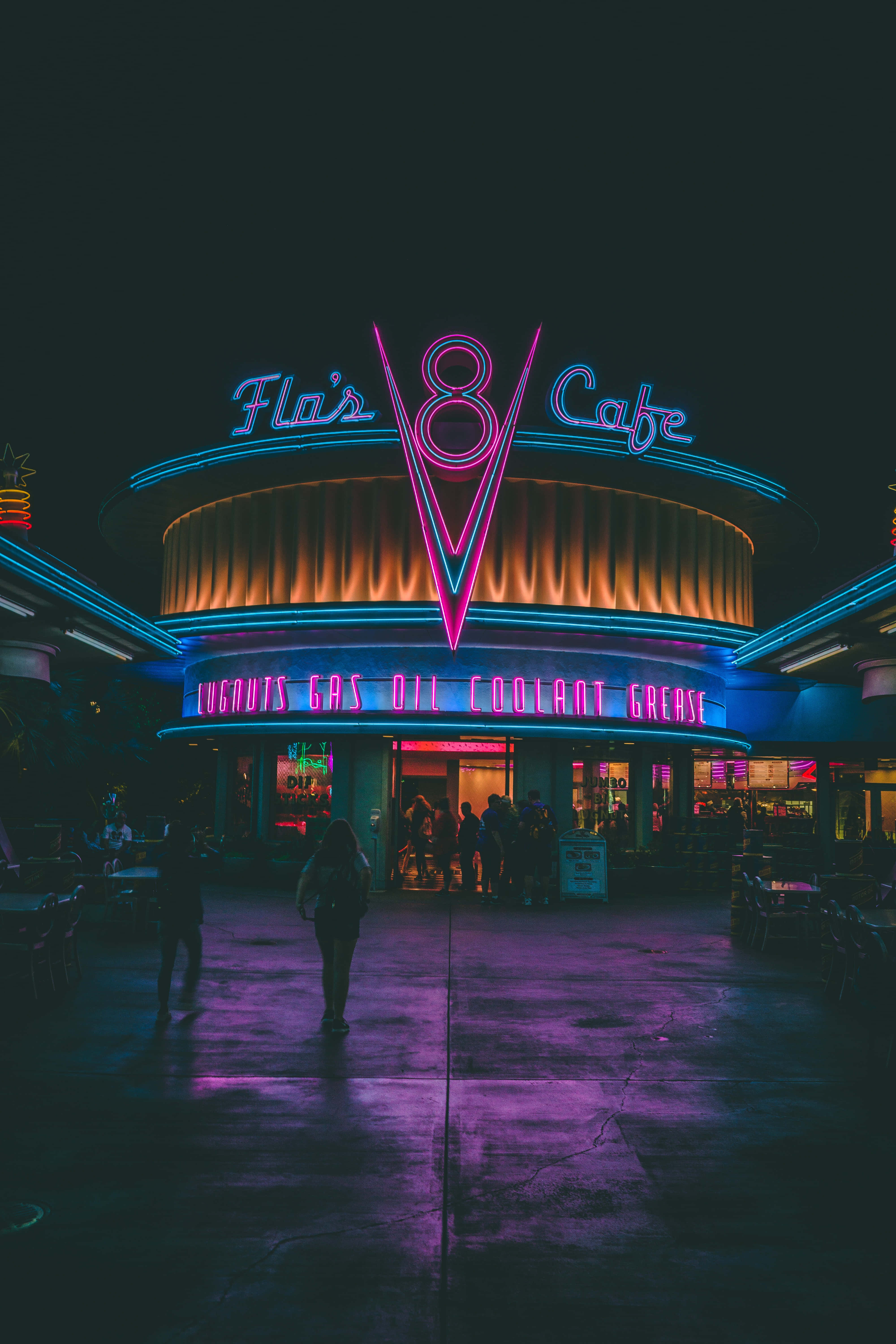Canlı Neon Matrisi Duvar Kağıdı