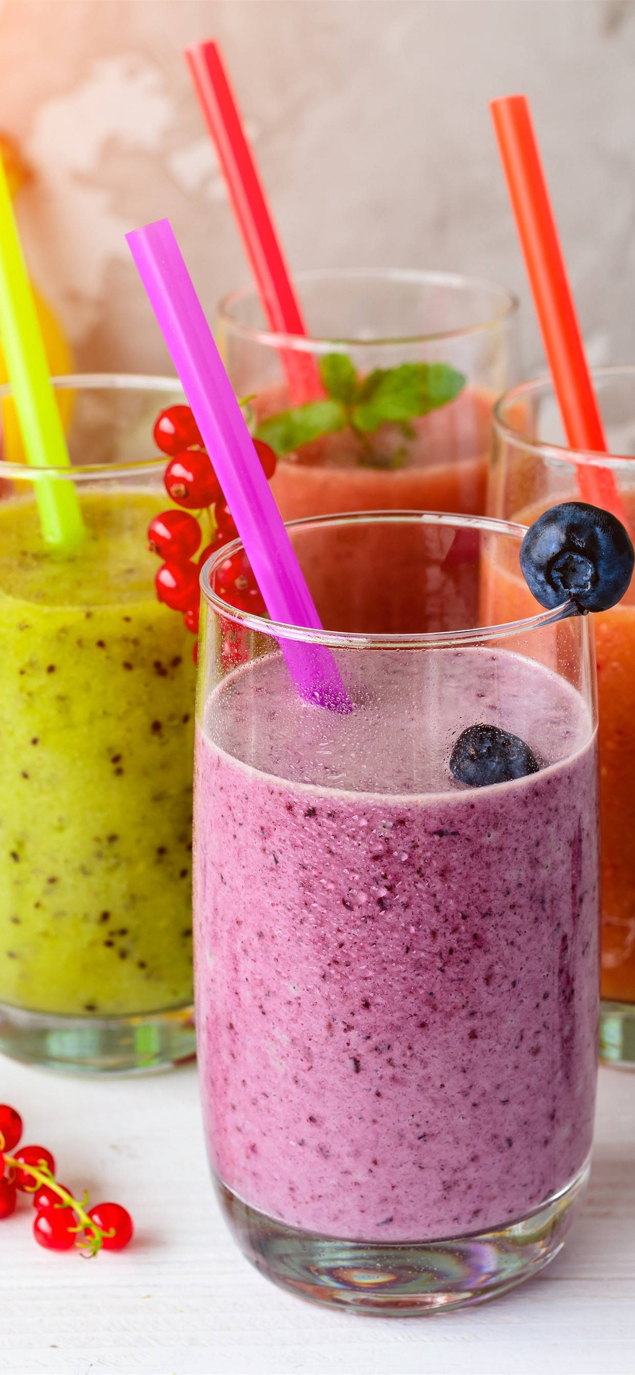 Canlı Smoothie Keyfi Duvar Kağıdı