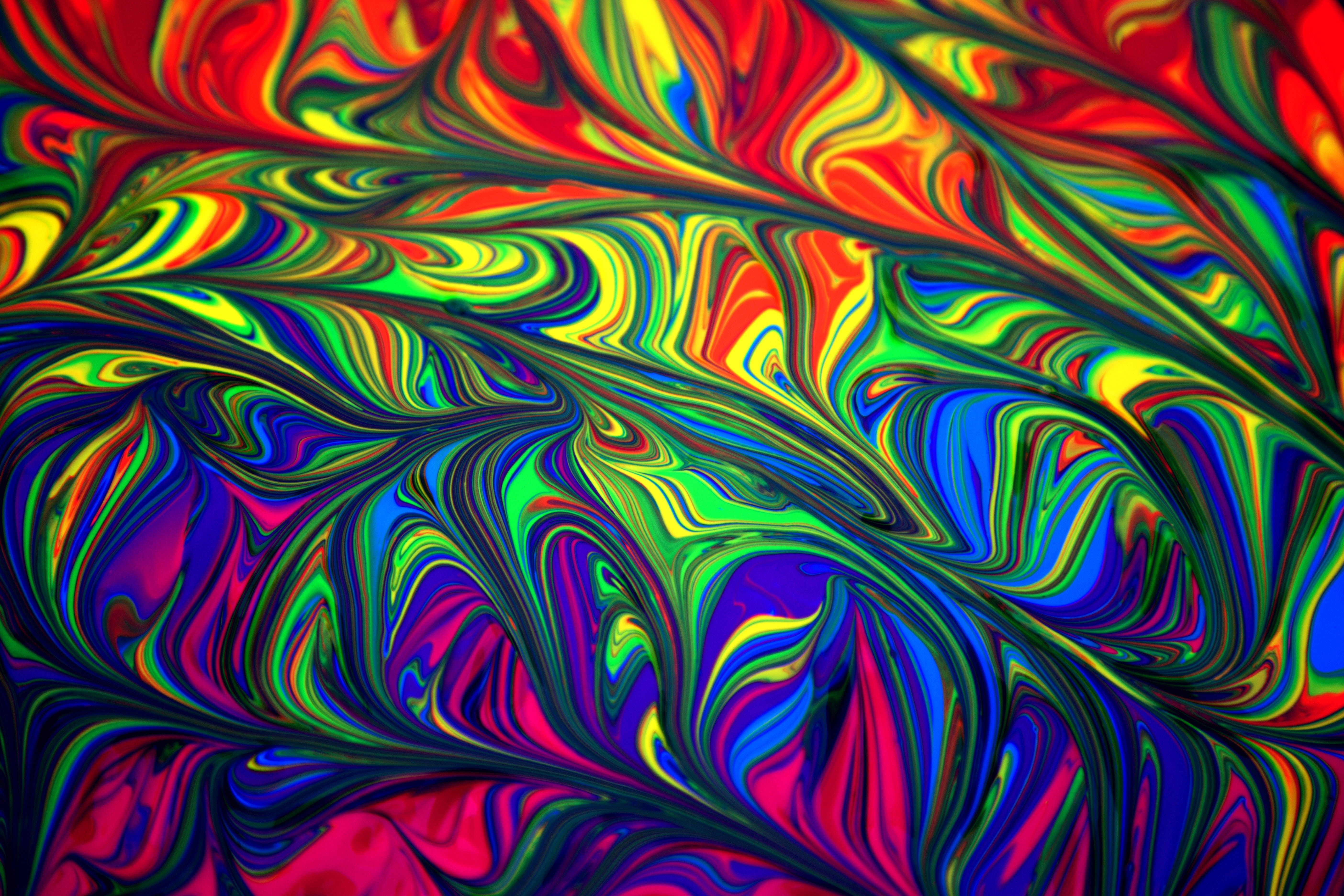 Canlı Terapötik Renk Arka Planı Duvar Kağıdı