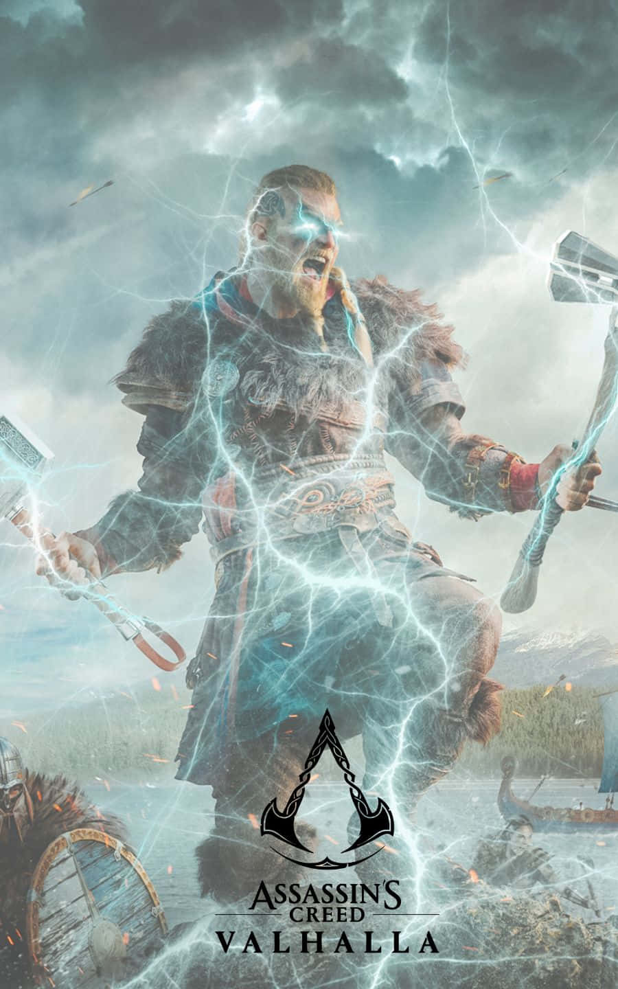 Çarpıcı 1440p Assassin's Creed Valhalla Duvar Kağıdı