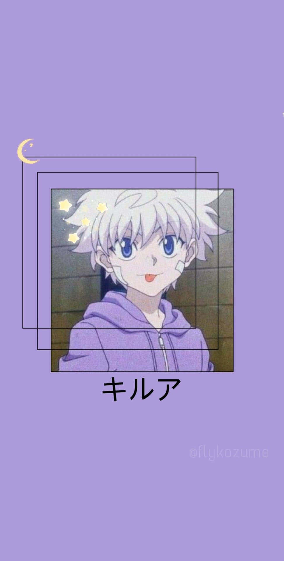 Çarpıcı Mor Anime Arkaplanı Duvar Kağıdı
