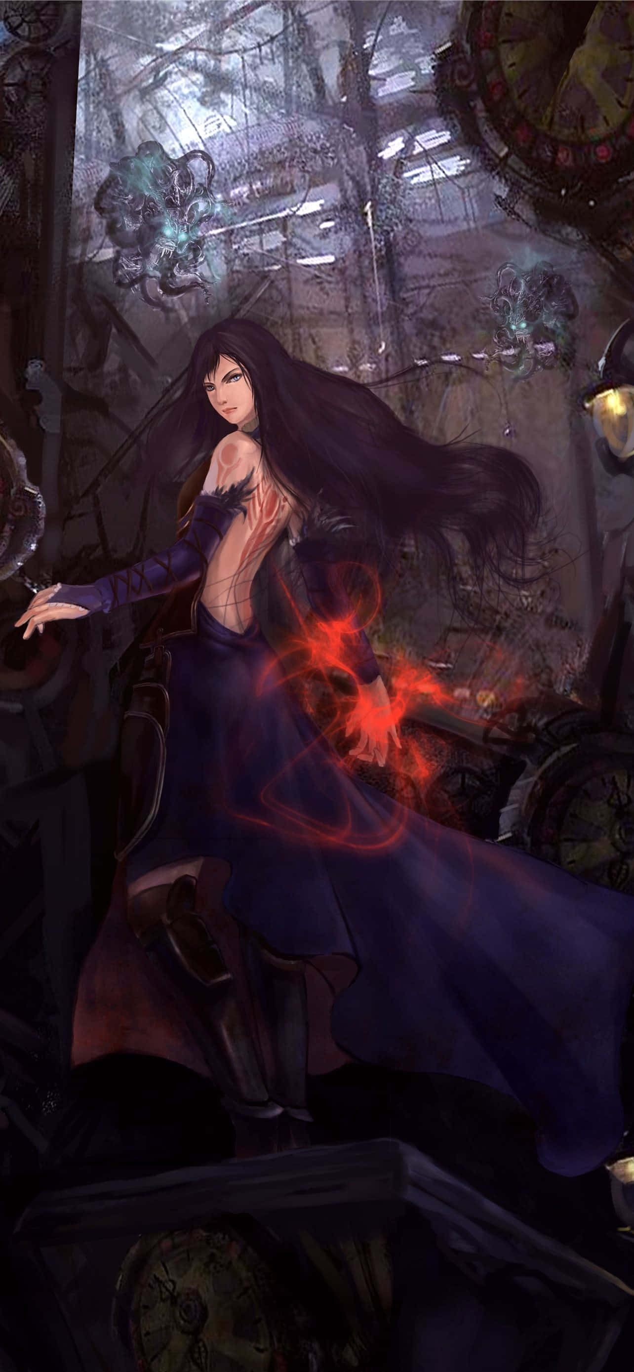 Castlevania'nın Ürkütücü Gotik Şatosu Duvar Kağıdı