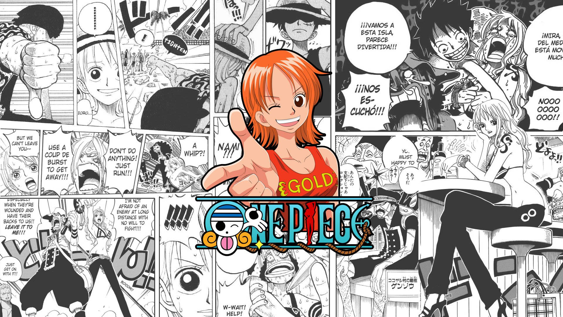 Cat Burglar Nami Manga Paneli Duvar Kağıdı