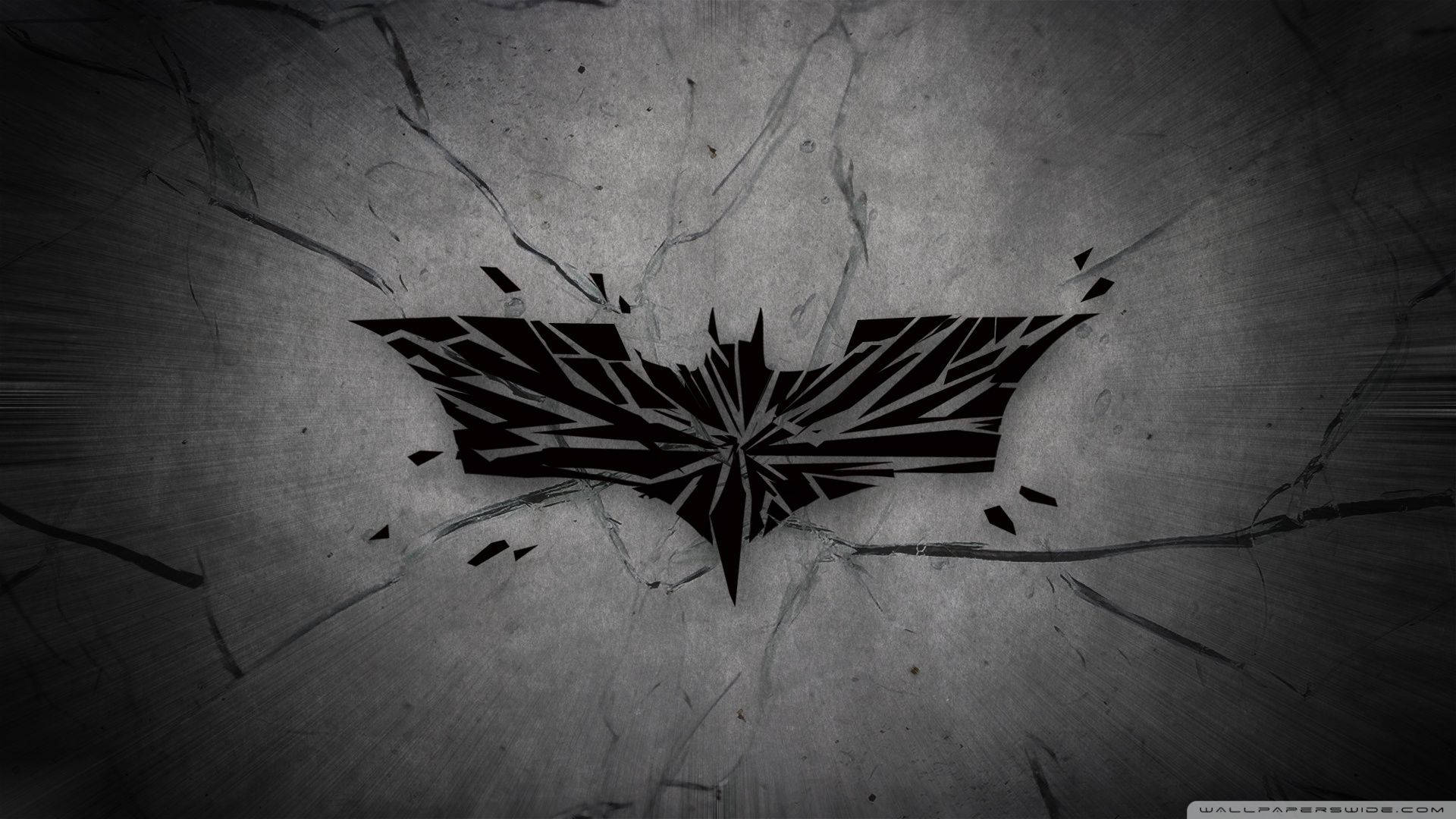 Çatlak Batman Logosu Duvar Kağıdı