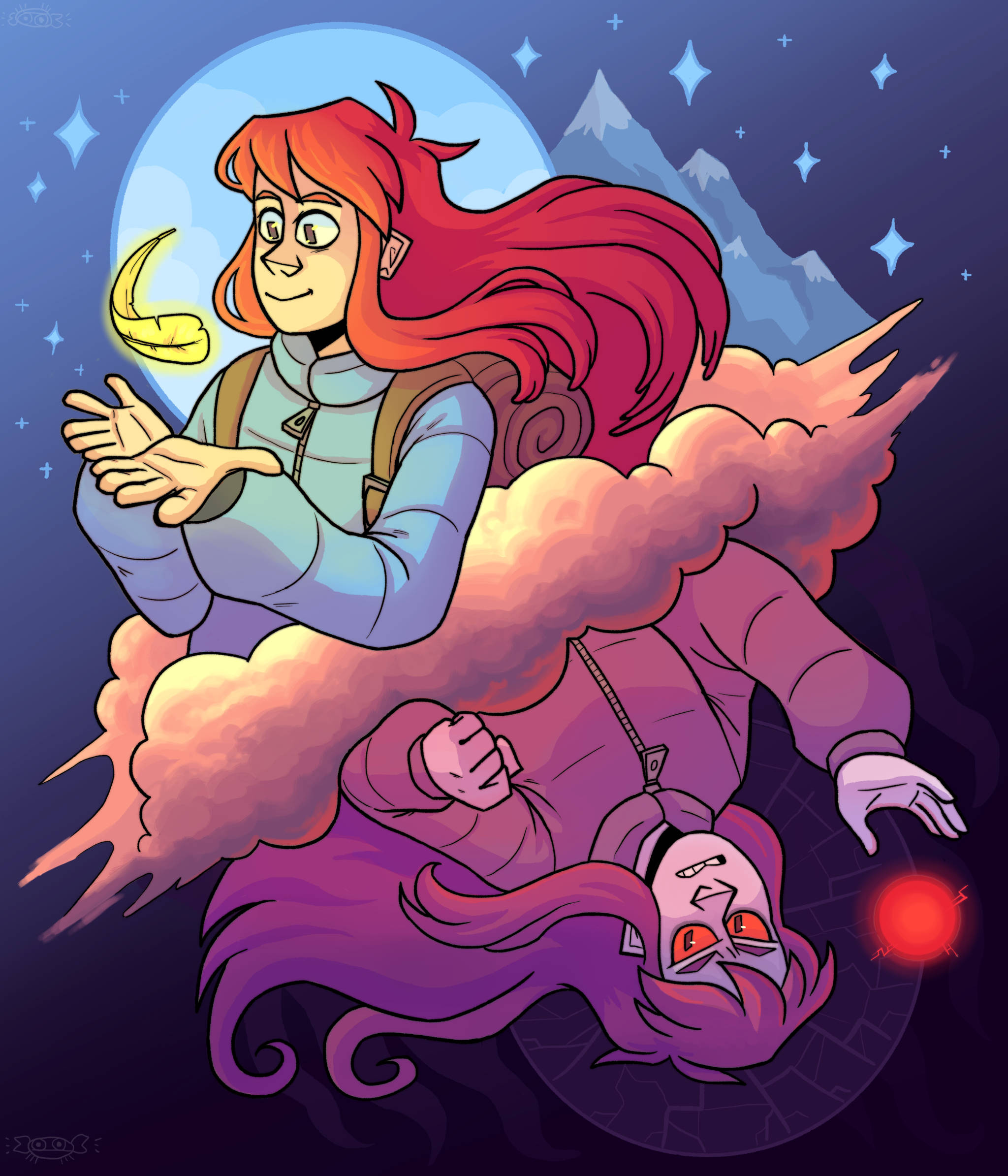 Celeste Madeline Badeline Sanatı Duvar Kağıdı