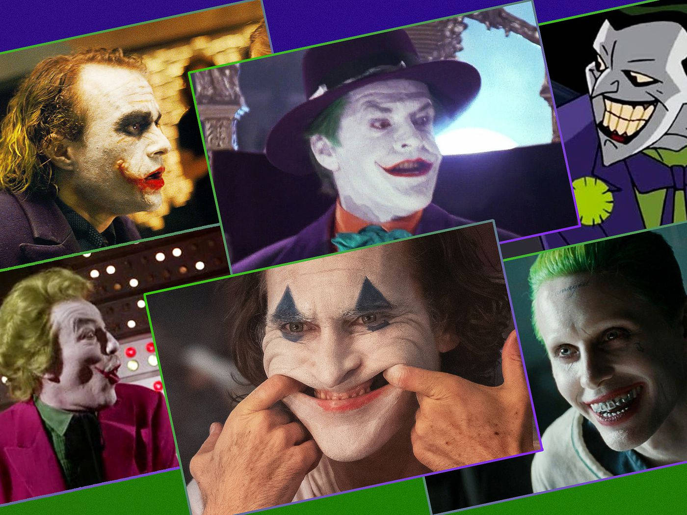Cesar Romero Joker Fotoğraf Kolajı Duvar Kağıdı
