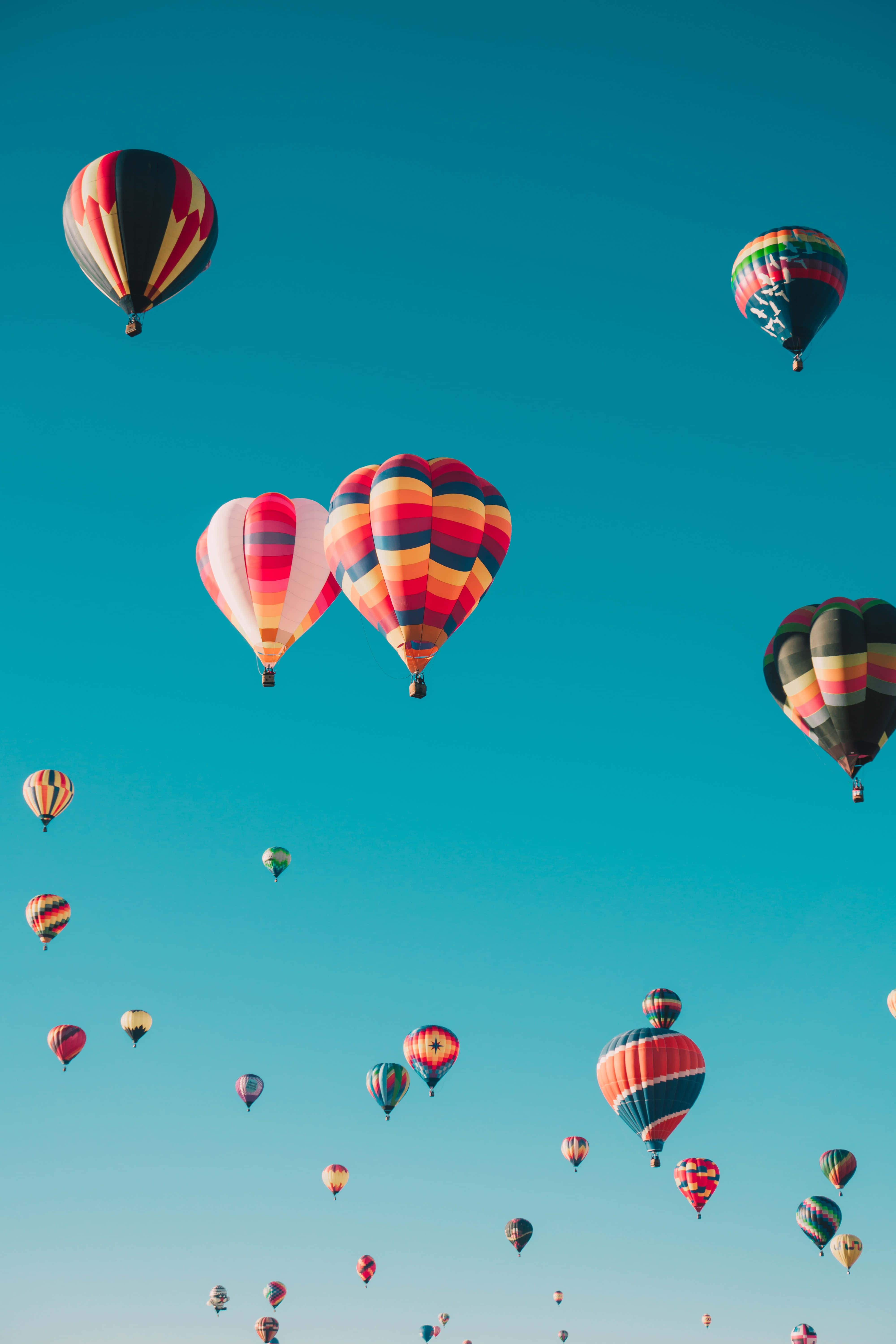 Çeşitli Sıcak Hava Balonları iPhone Duvar Kağıdı