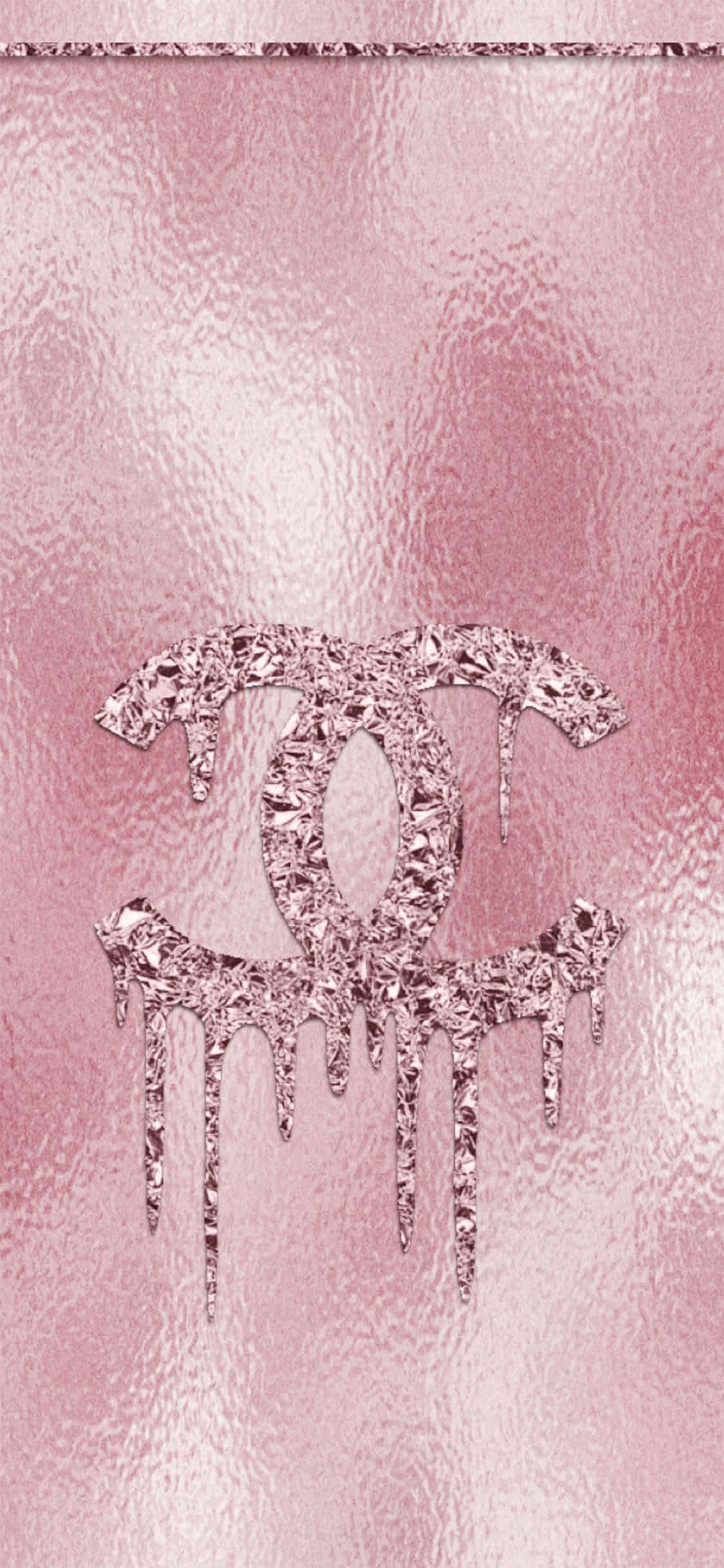 chanel - buzlu göz - pembe Duvar Kağıdı