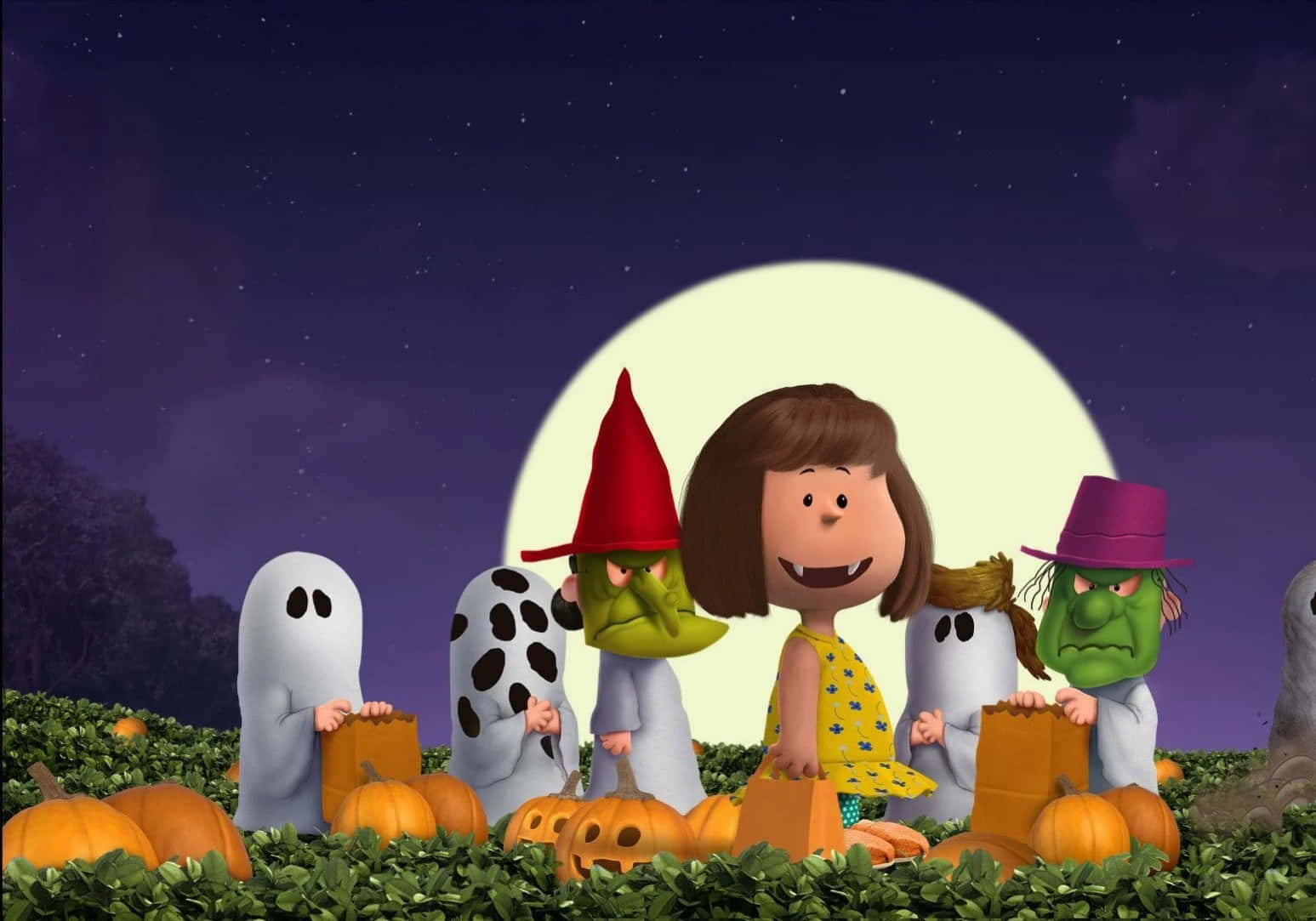 Charlie Brown Cadılar Bayramı resimleri Duvar Kağıdı