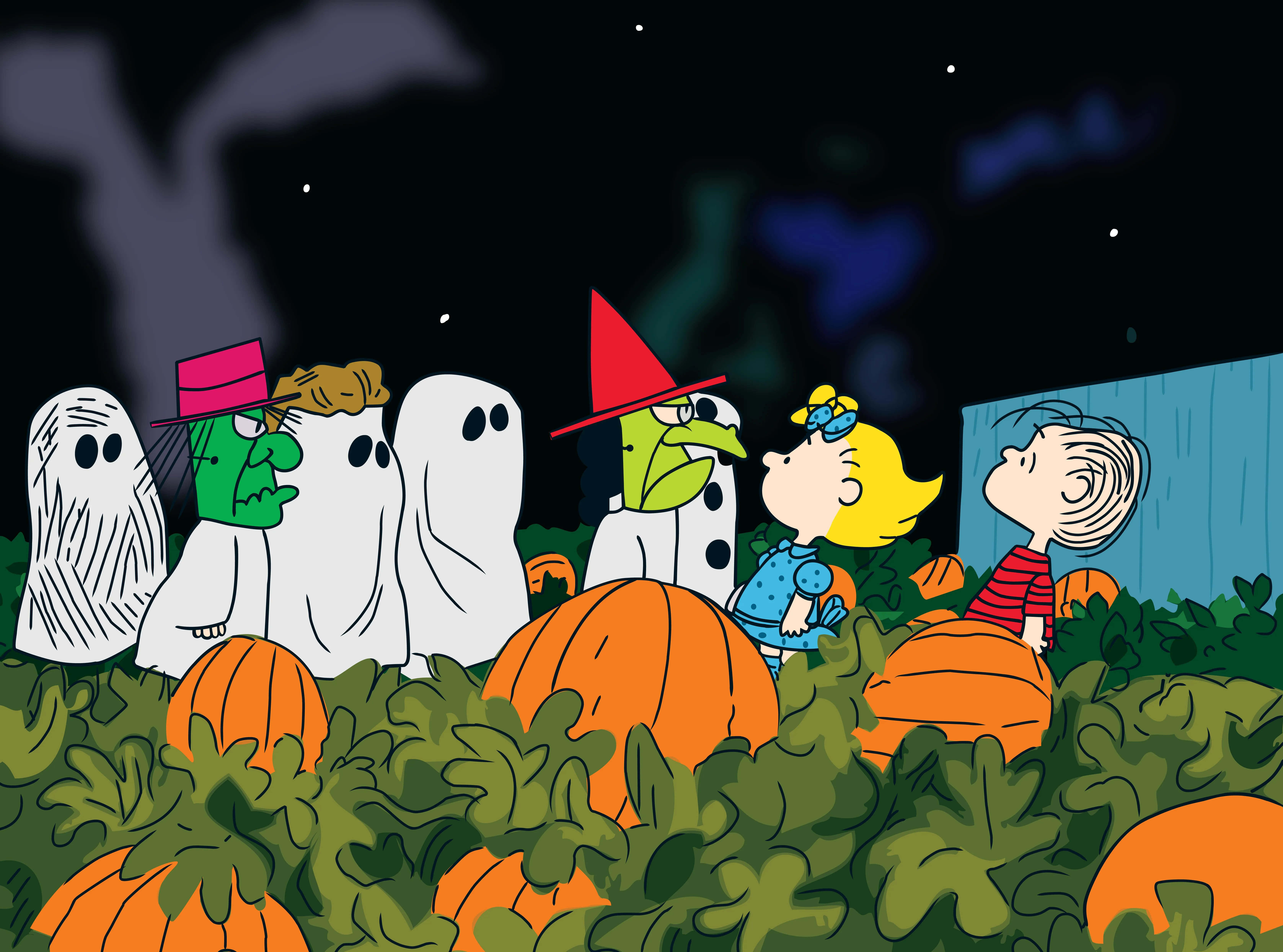 Charlie Brown Cadılar Bayramı resimleri Duvar Kağıdı