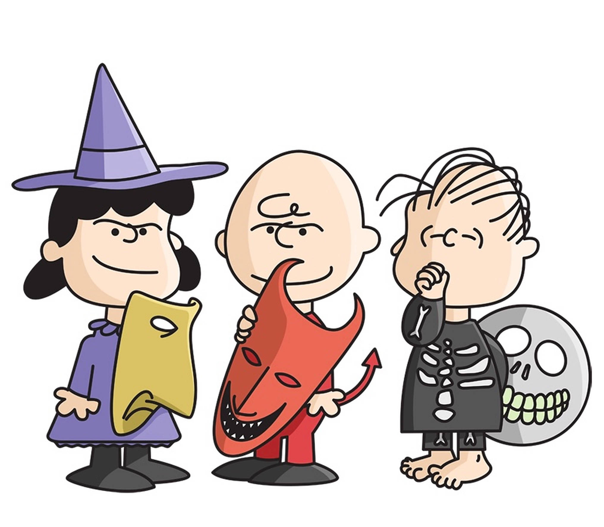 Charlie Brown Cadılar Bayramı İllüstrasyon Sanatı Duvar Kağıdı