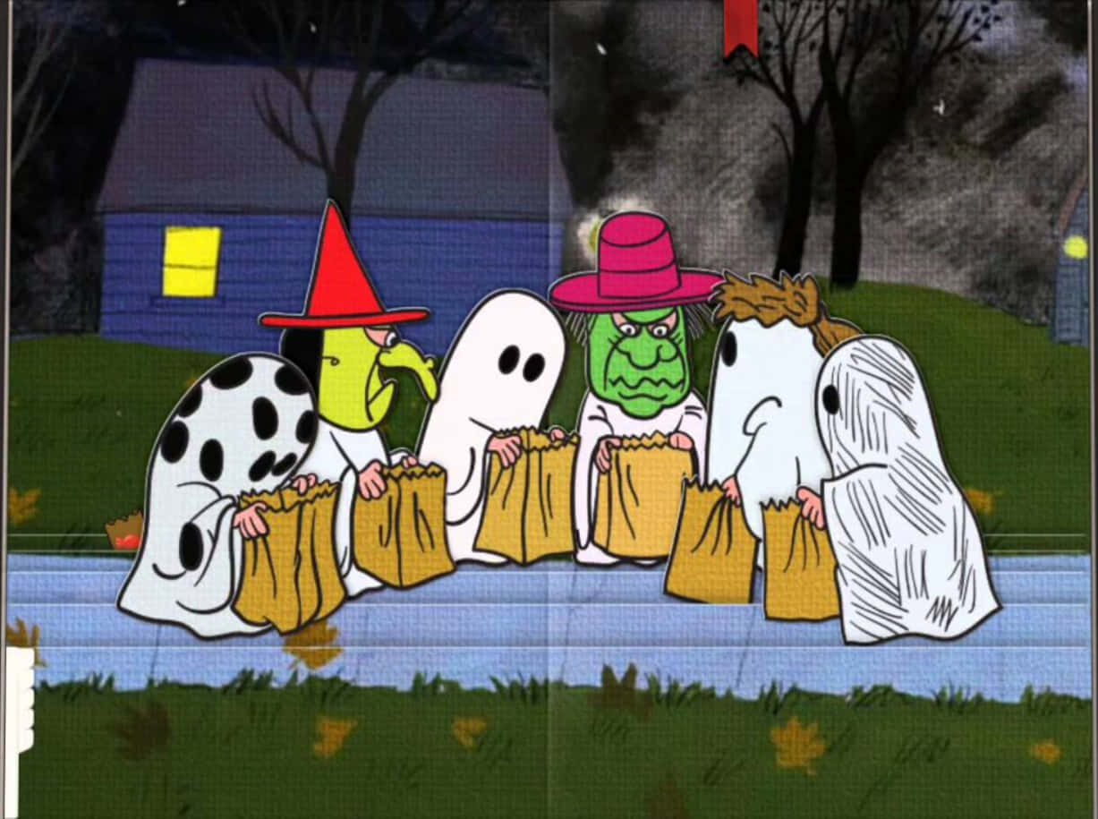 Charlie Brown Cadılar Bayramı resimleri Duvar Kağıdı