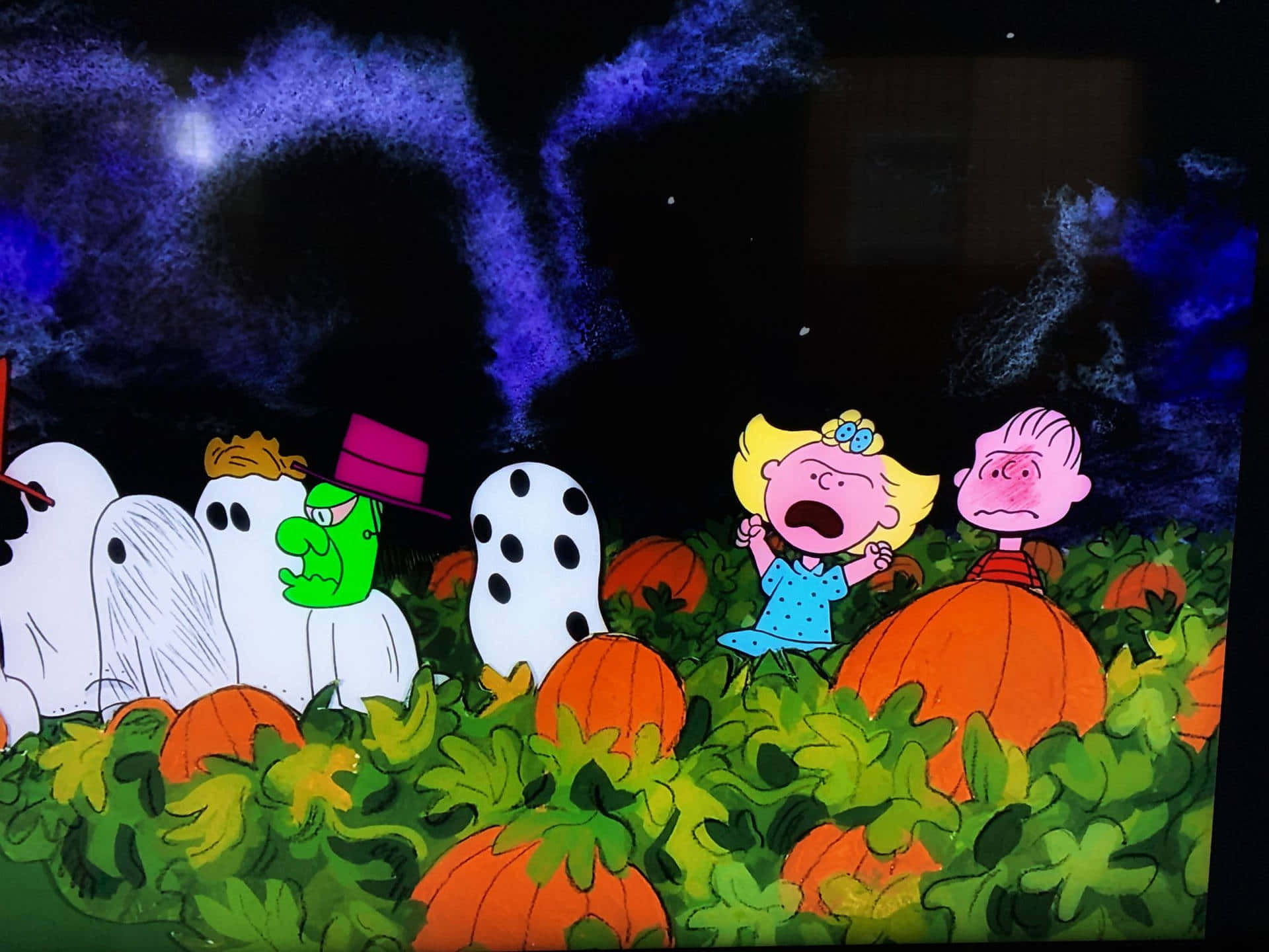 Charlie Brown Cadılar Bayramı resimleri Duvar Kağıdı